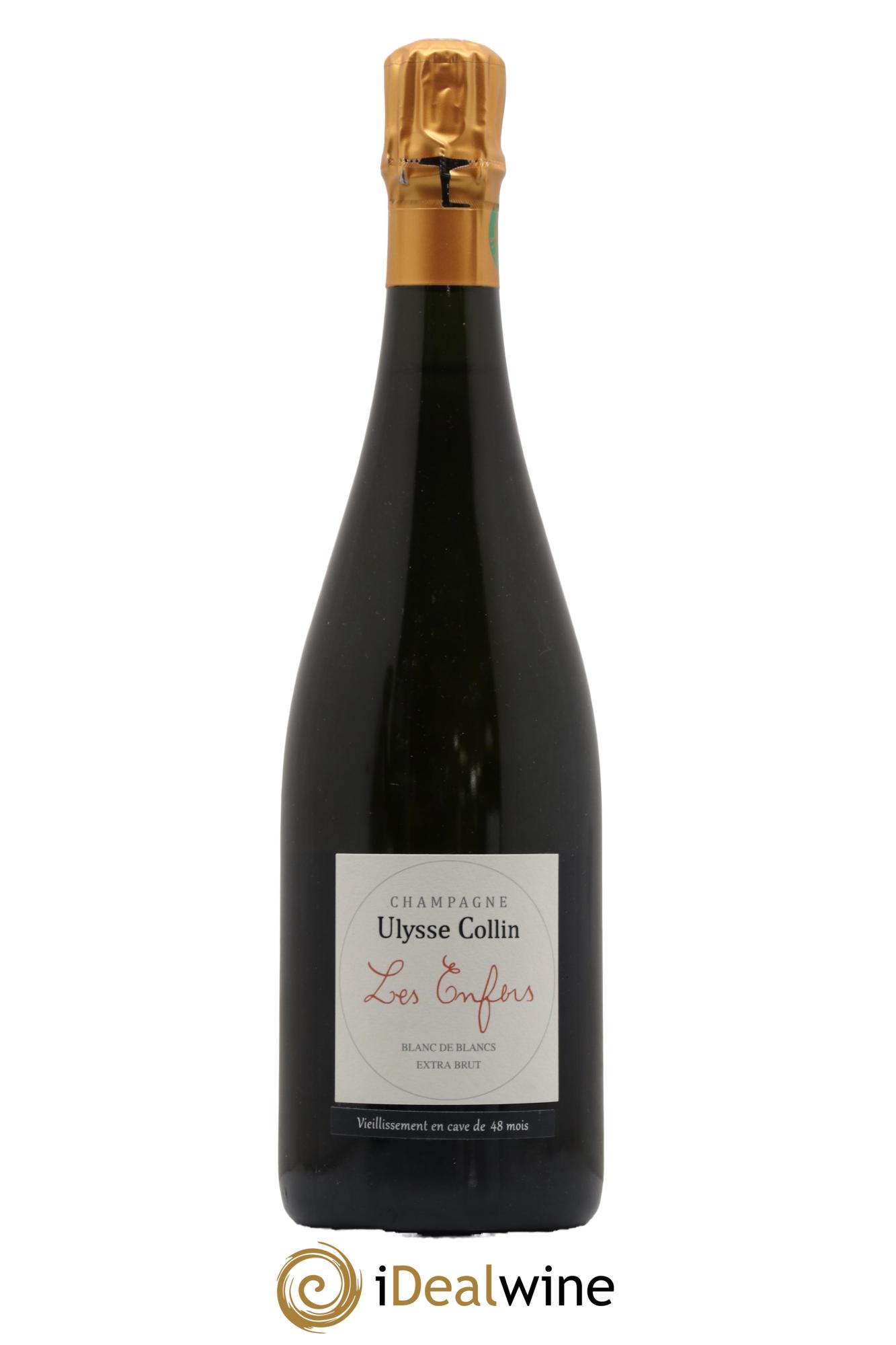 Les Enfers Blanc de Blancs Extra-Brut Ulysse Collin 48 Mois Vieillissement - Lot de 1 bouteille - 0