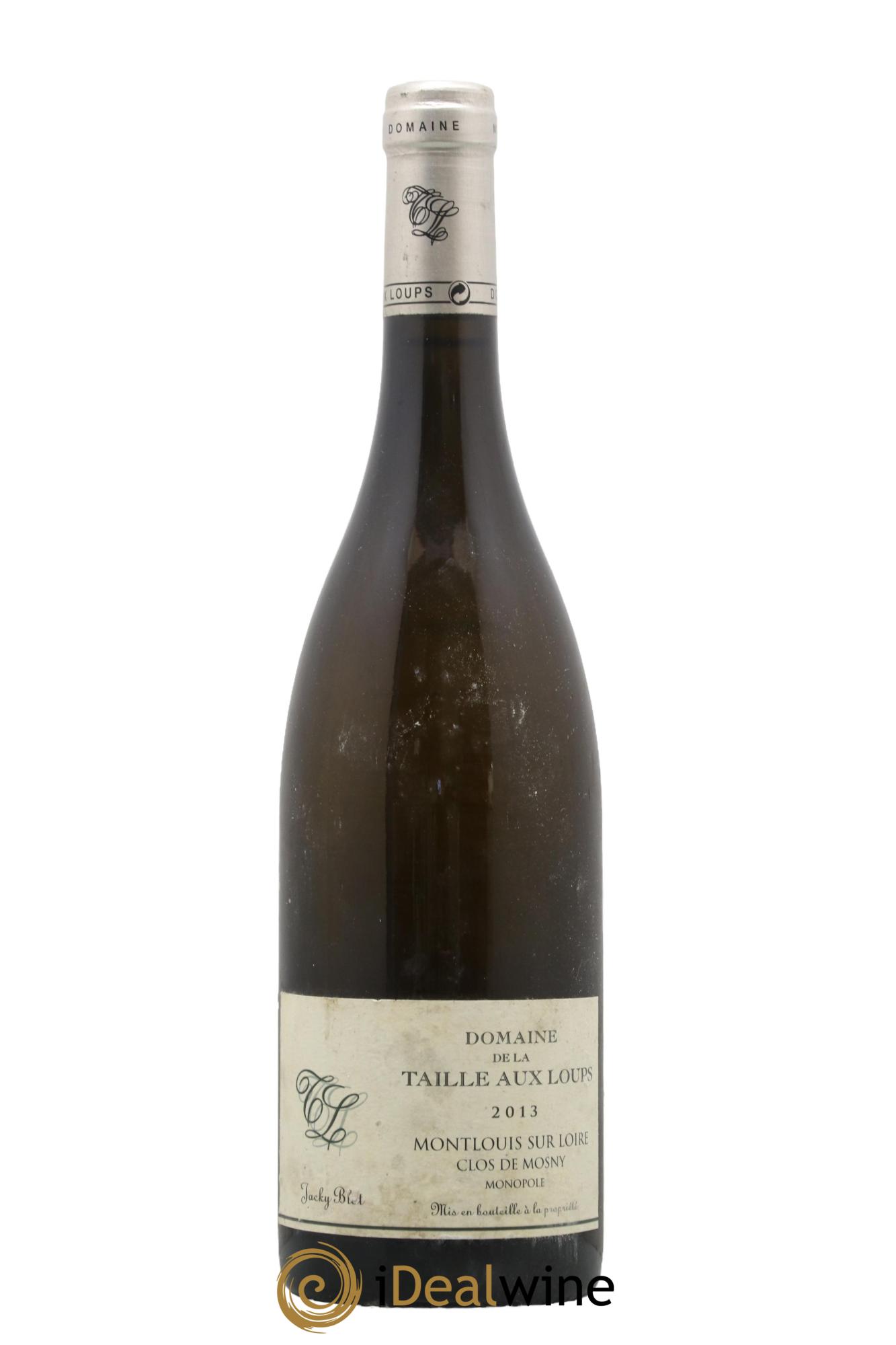 Montlouis-sur-Loire Clos de Mosny La Taille aux Loups - Jacky Blot 2013 - Lot de 1 bouteille - 0