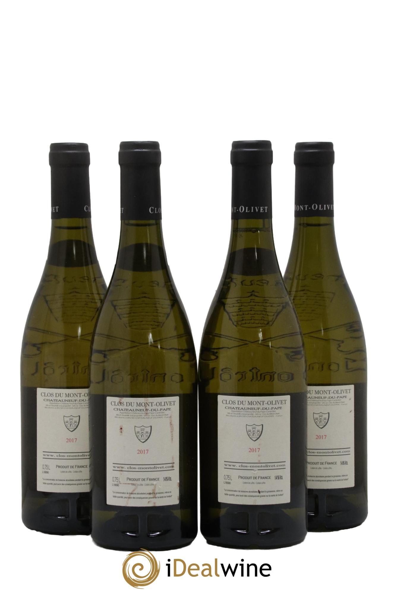 Châteauneuf-du-Pape Clos du Mont-Olivet 2017 - Lot de 4 bouteilles - 1