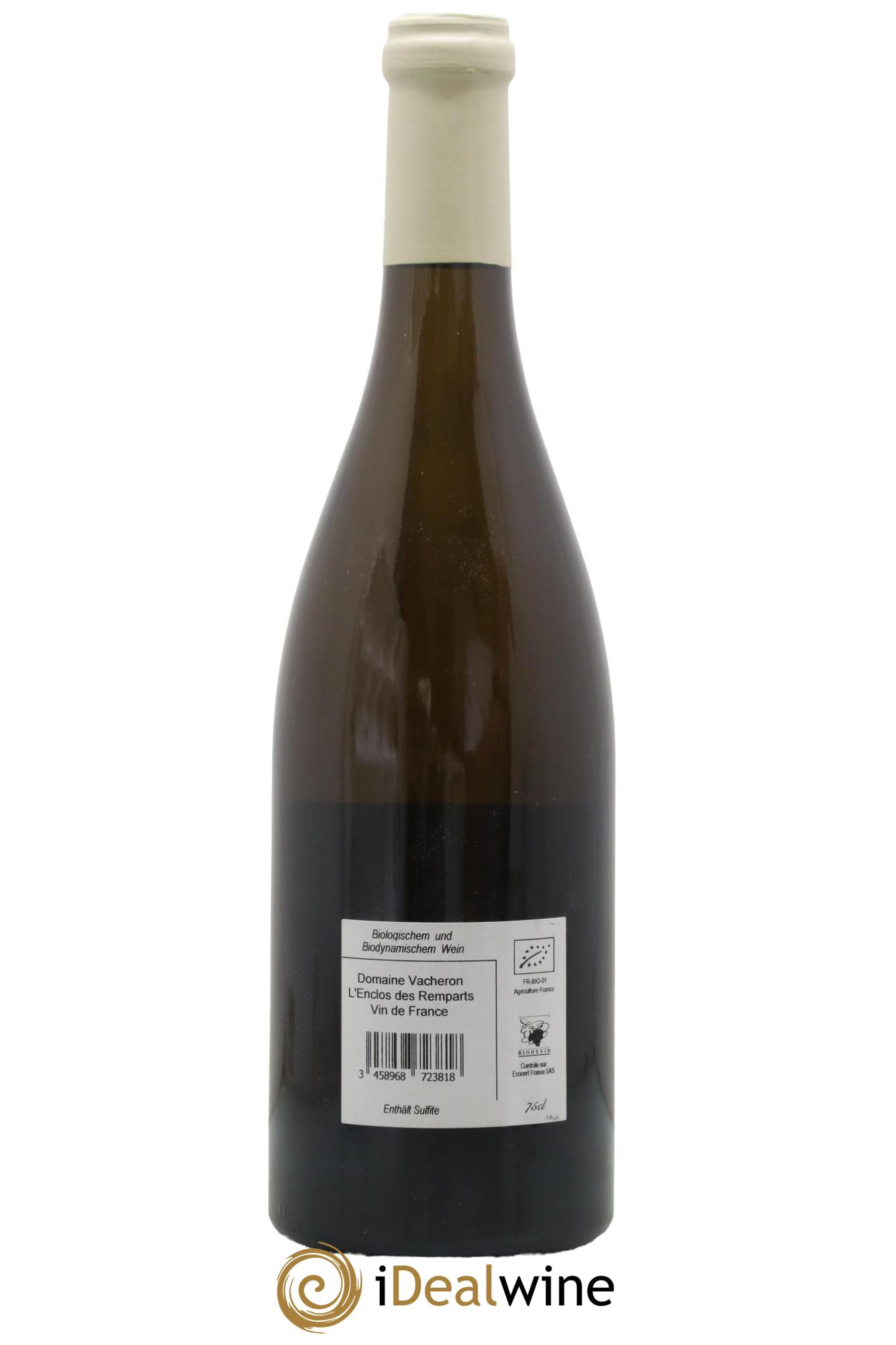 Vin de France L'Enclos Des Remparts Franc de Pied Vacheron et Fils (Domaine) L'Enclos des Ramparts Domaine Vacheron 2013 - Posten von 1 Flasche - 1