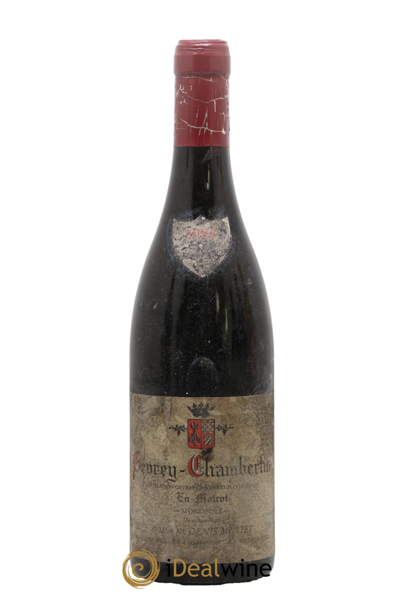 Gevrey-Chambertin En Motrot Denis Mortet (Domaine) 1998 - Lot of 1 bottle - 0