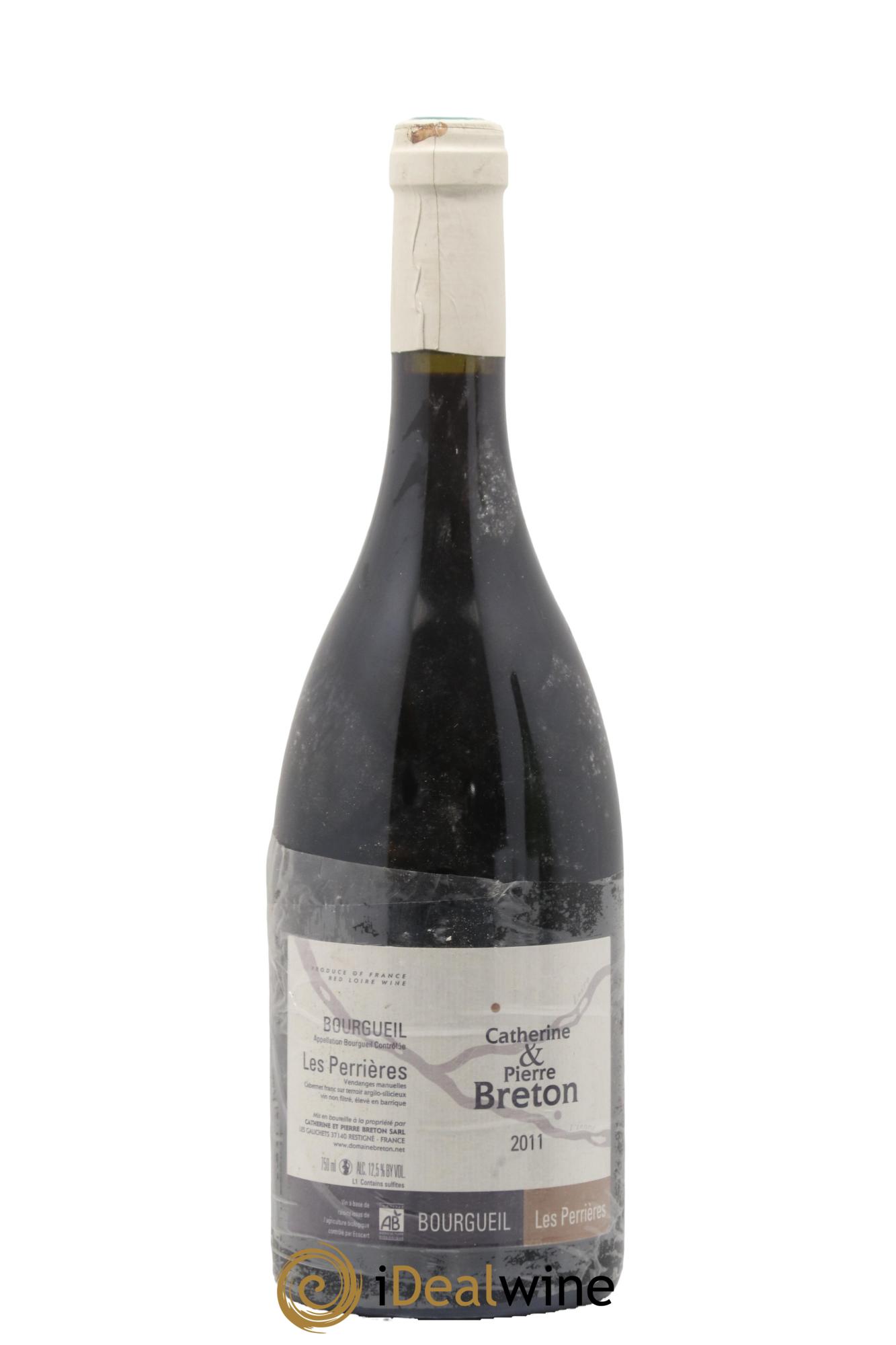 Bourgueil Les Perrières Catherine et Pierre Breton 2011 - Lot de 1 bouteille - 0