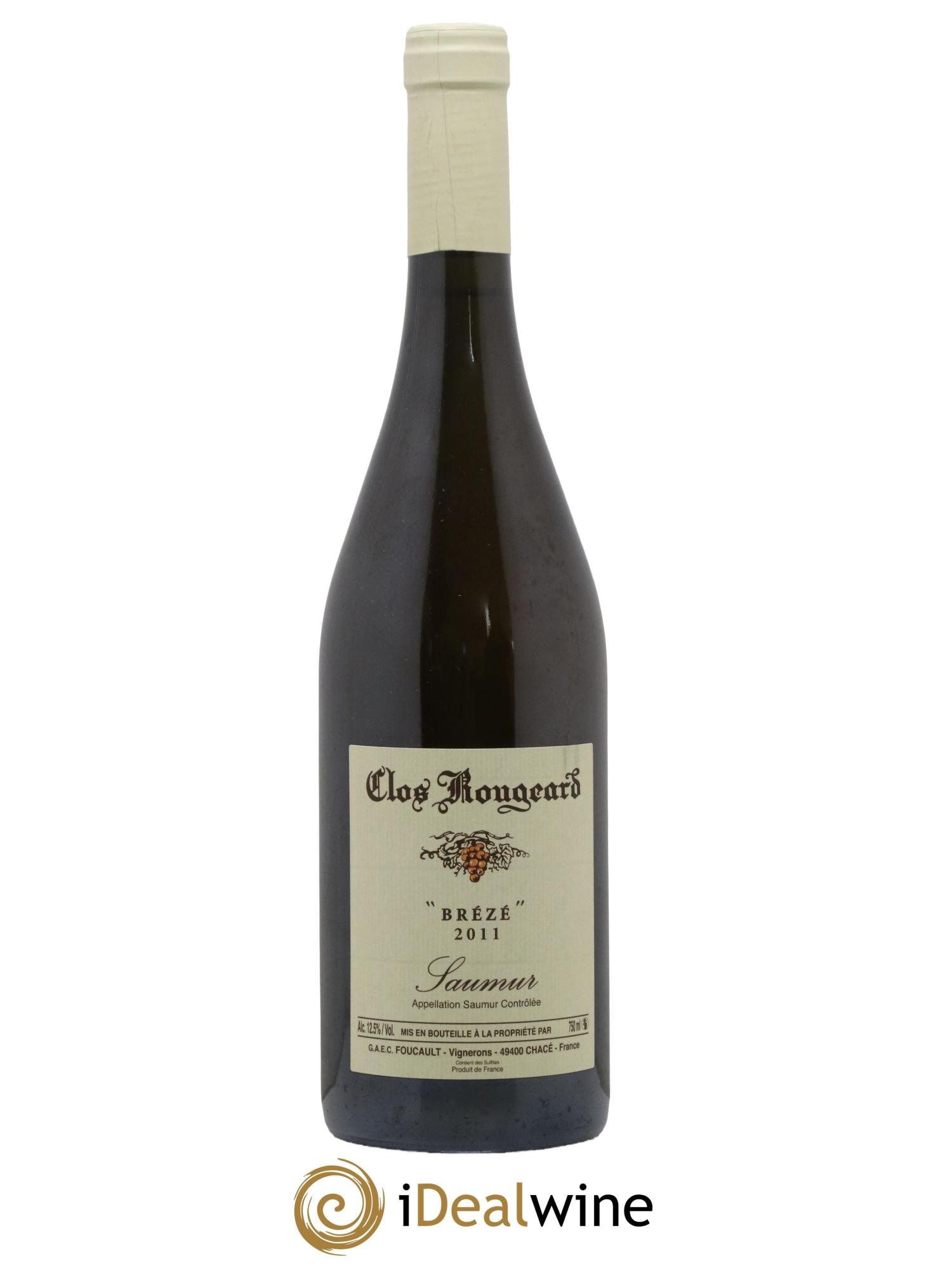 Saumur Brézé Clos Rougeard 2011 - Lot de 1 bouteille - 0