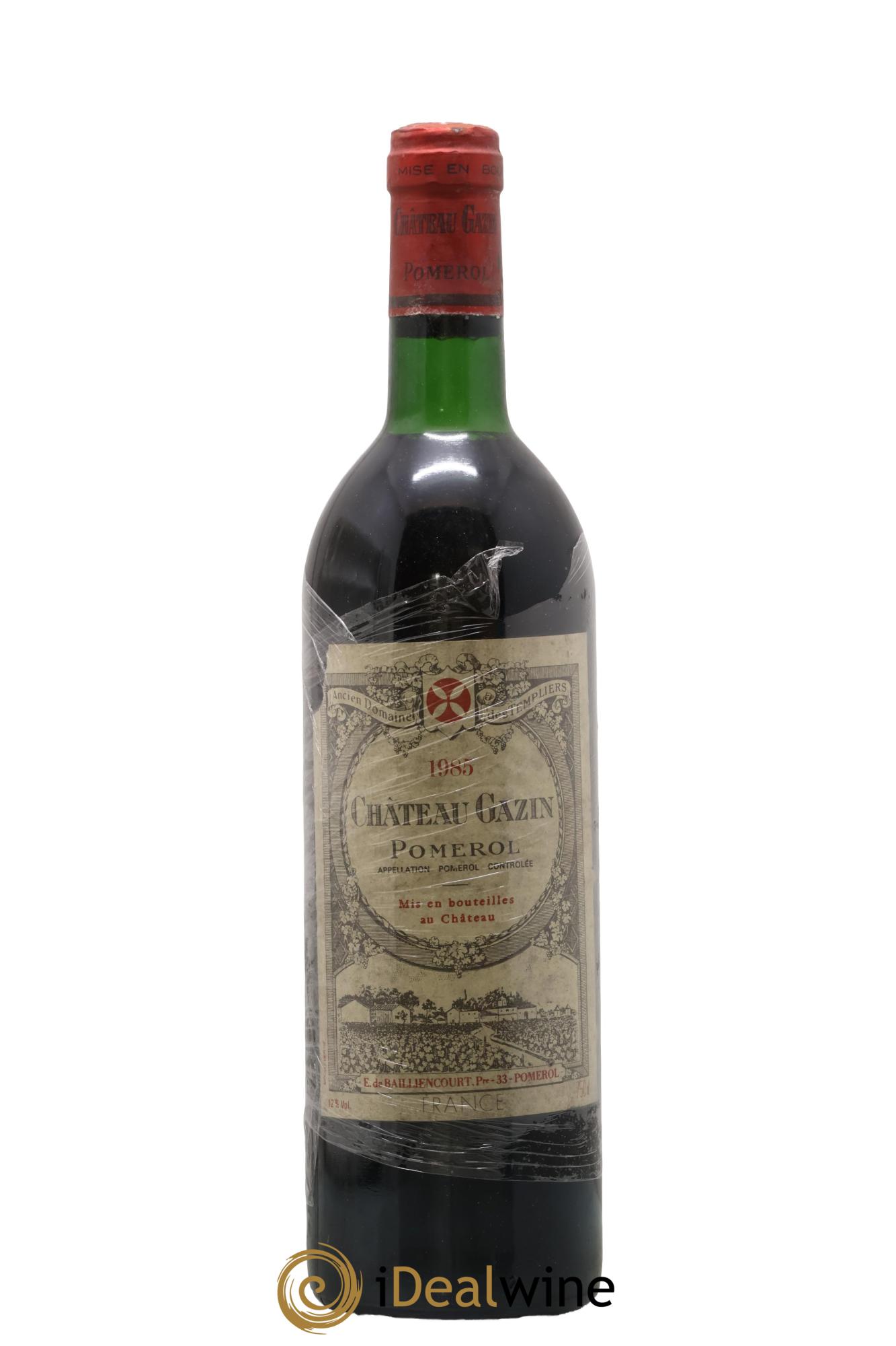 Château Gazin 1985 - Lot de 1 bouteille - 0