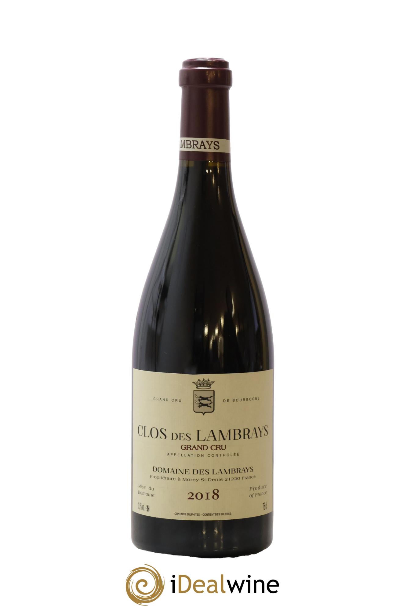 Clos des Lambrays Grand Cru Domaine des Lambrays 2018 - Lotto di 1 bottiglia - 0