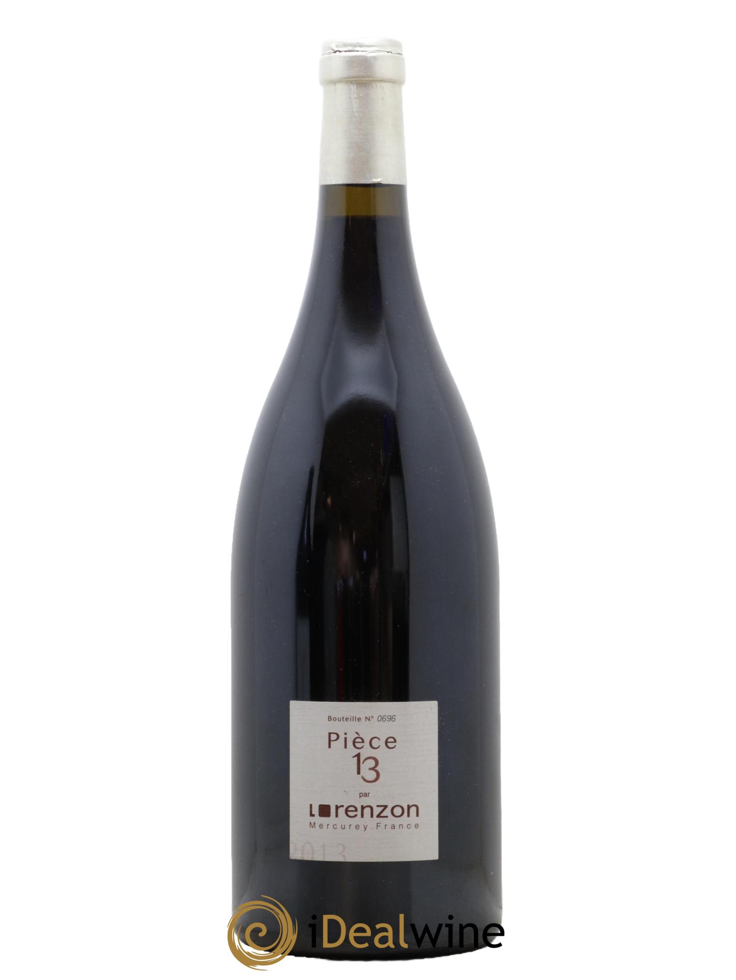 Mercurey 1er Cru Pièce 13 Bruno Lorenzon 2013 - Lot de 1 magnum - 0