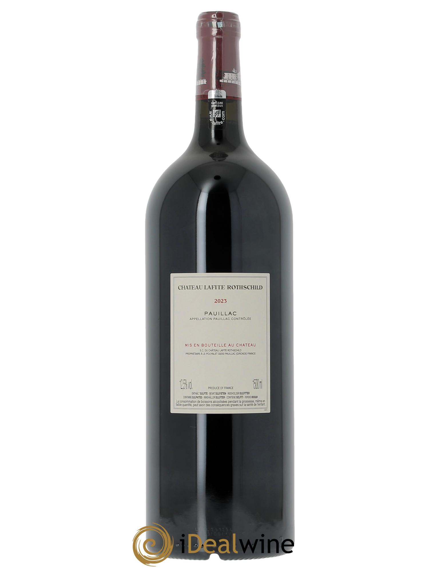 Château Lafite Rothschild 1er Grand Cru Classé (CBO à partir de 3 mgs) 2023 - Lot de 1 magnum - 1