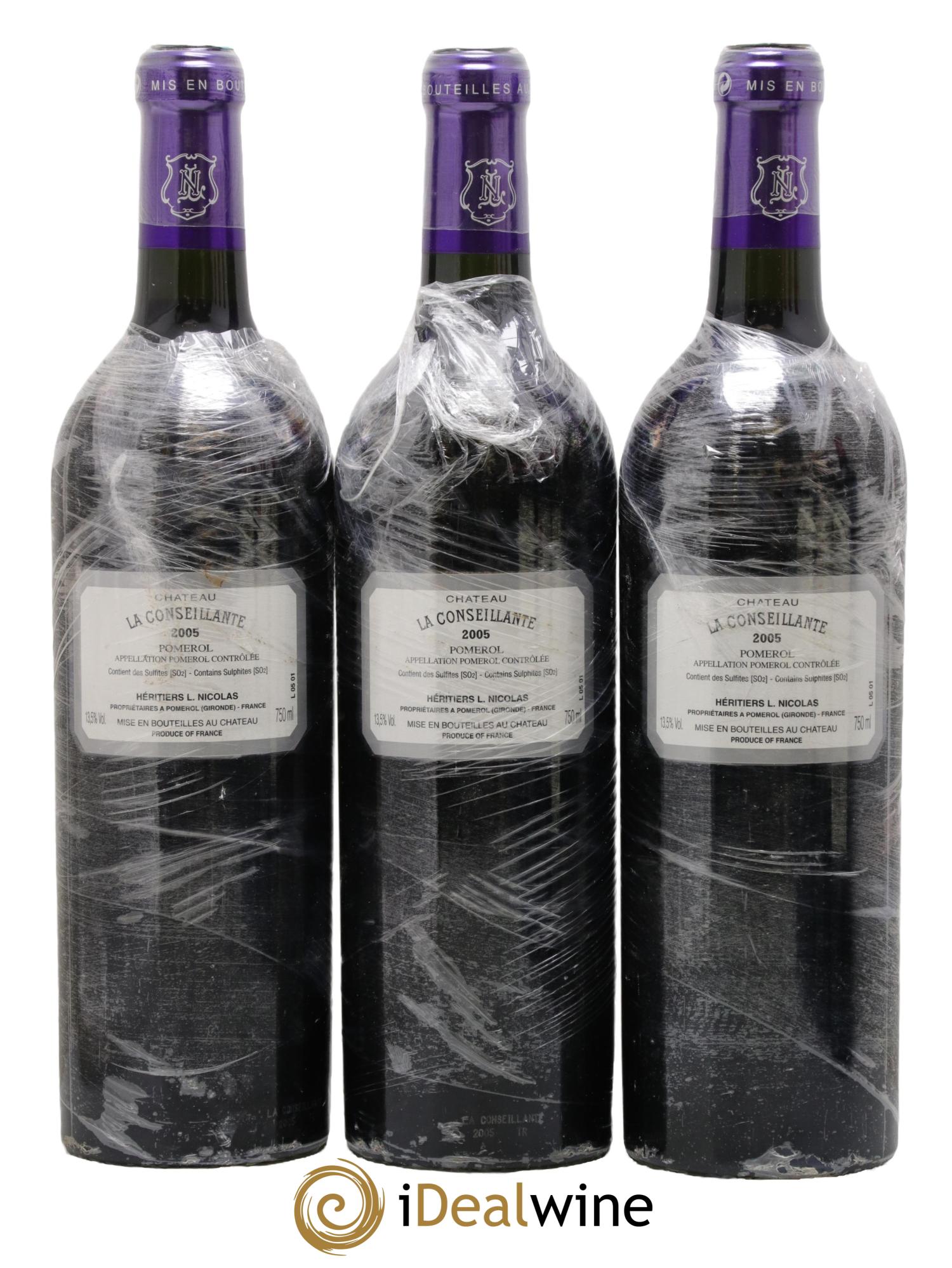 Château la Conseillante 2005 - Posten von 3 Flaschen - 1