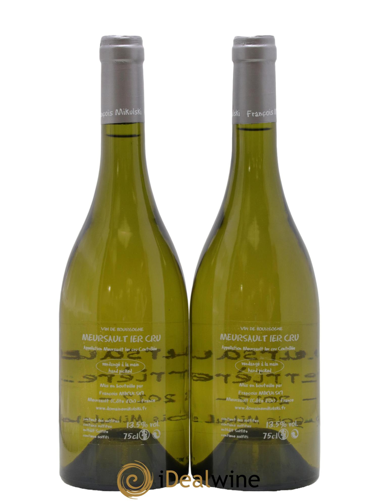 Meursault 1er Cru Les Perrières François Mikulski 2017 - Lotto di 2 bottiglie - 1
