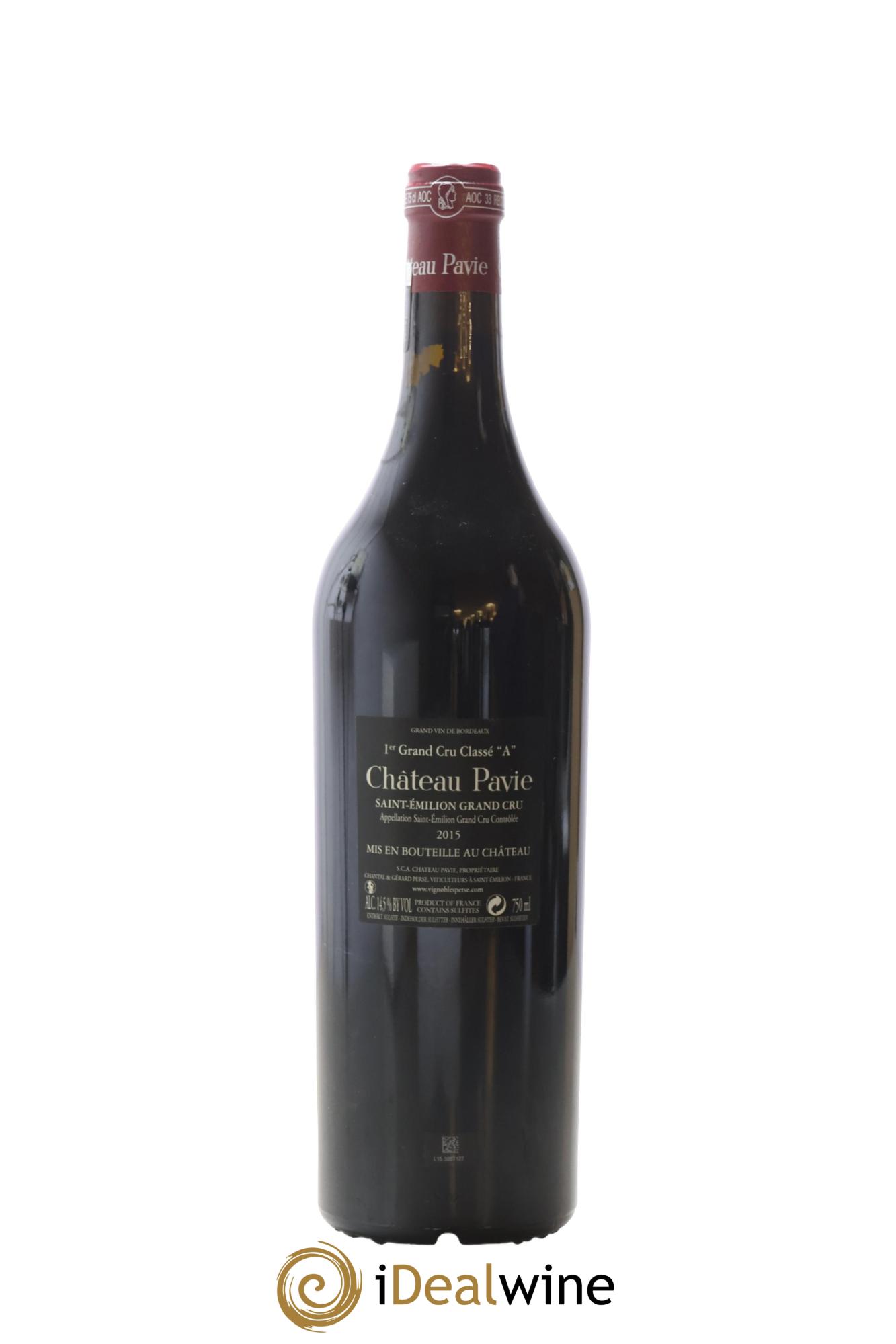 Château Pavie 1er Grand Cru Classé A 2015 - Lot of 1 bottle - 1