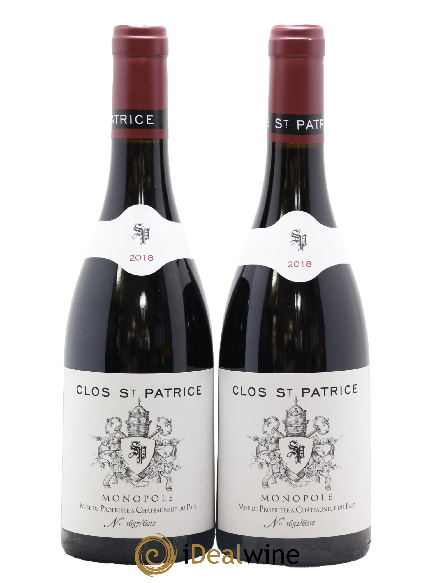 Châteauneuf-du-Pape Clos Saint-Patrice 2018 - Lot of 2 bottles - 0