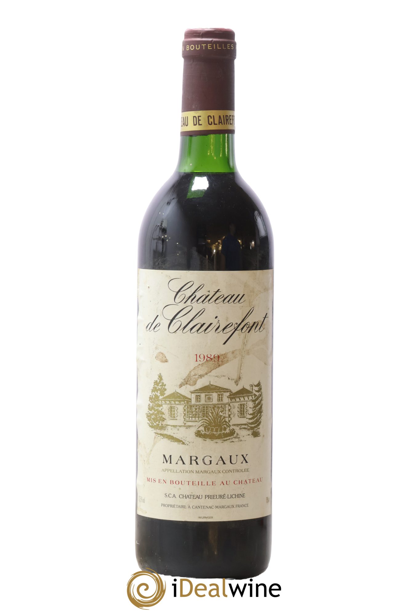 Margaux Château De Clairefont 1989 - Lot de 1 bouteille - 0