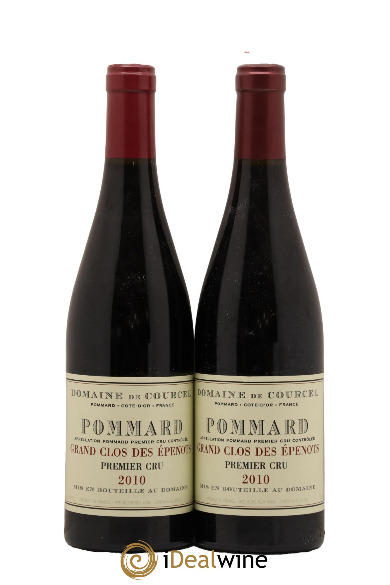 Pommard 1er Cru Grand Clos des Epenots de Courcel (Domaine) 2010 - Lot de 2 bouteilles - 0