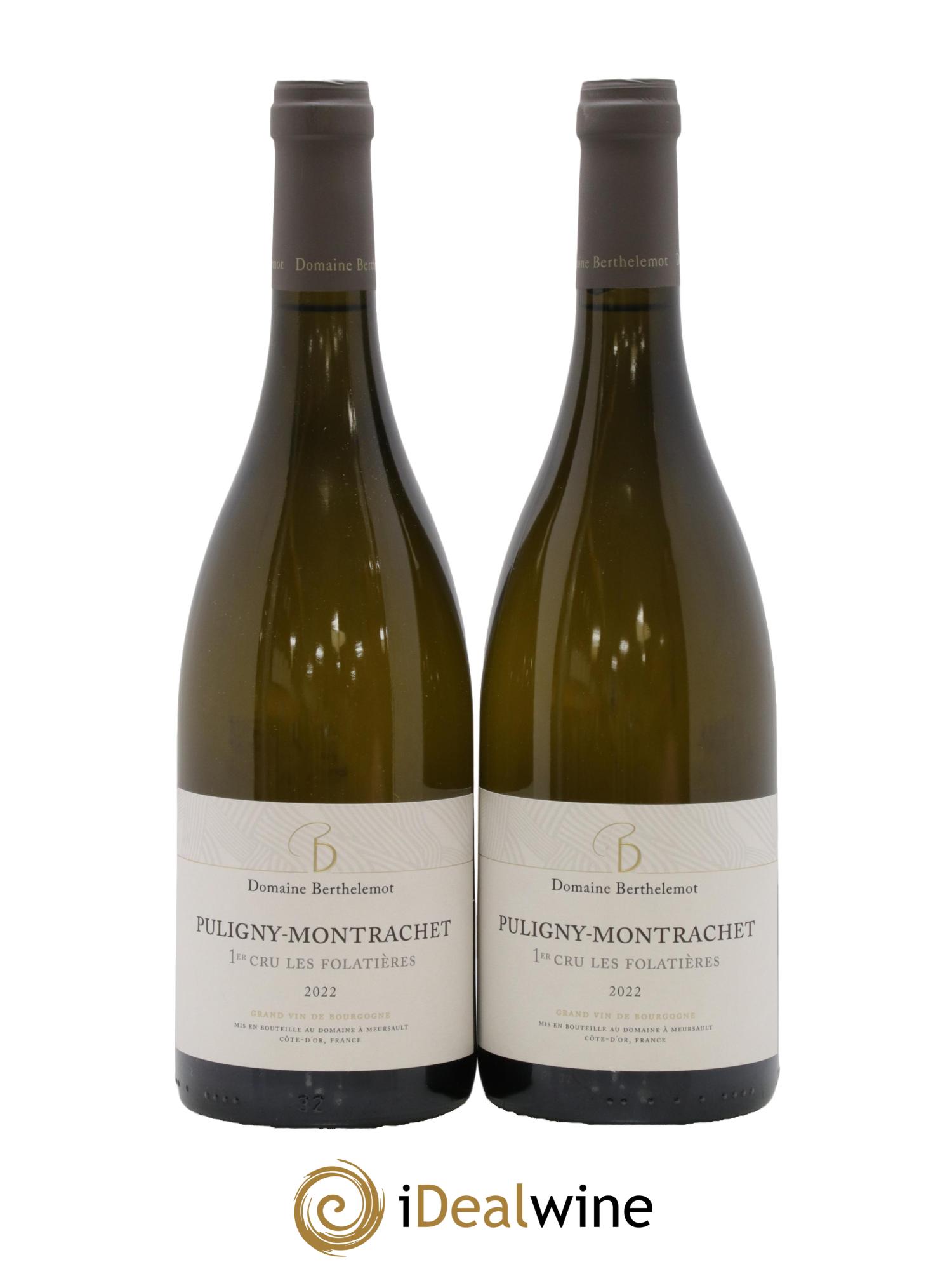 Puligny-Montrachet 1er Cru Les Folatières Berthelemot Les Folatières Berthelemot 2022 - Lot de 2 bouteilles - 0