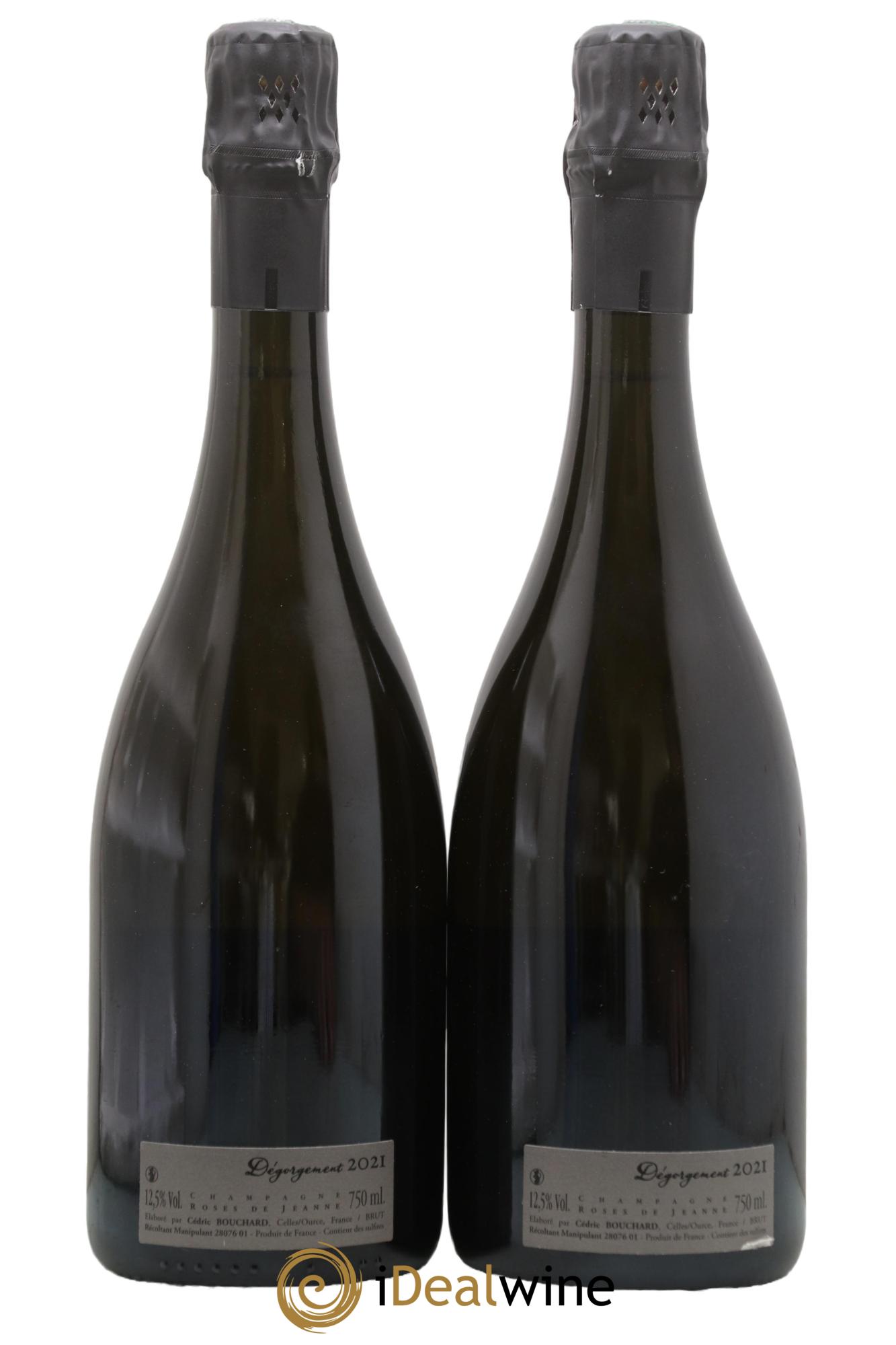 Roses de Jeanne Côte de Val Vilaine Blanc de Noirs Cédric Bouchard 2019 - Lot de 2 bouteilles - 1