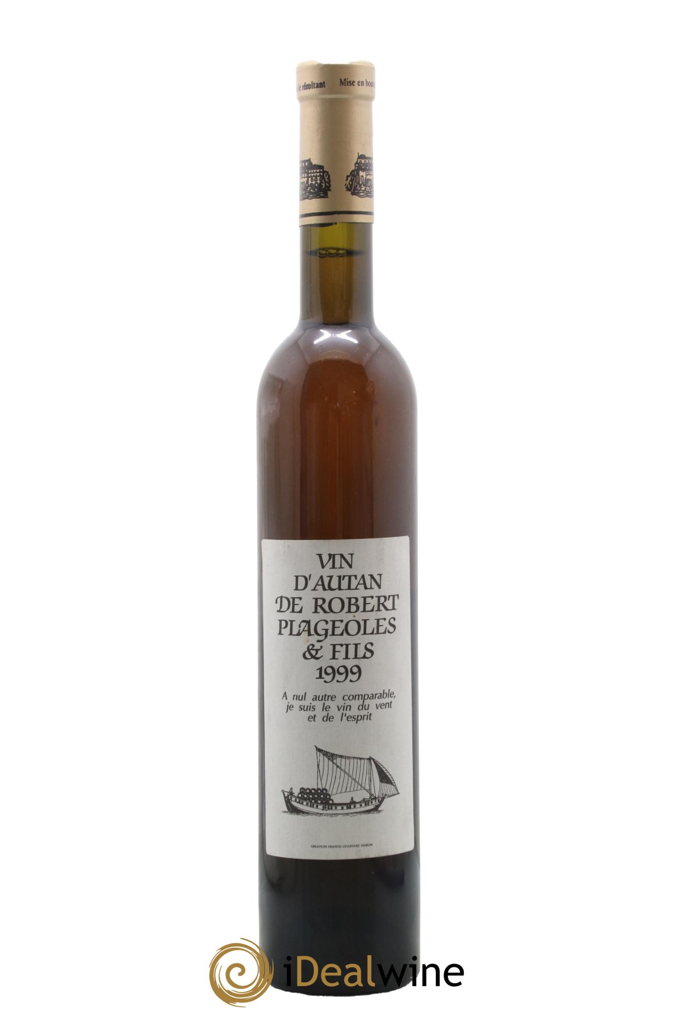 Gaillac Vin d'Autan Plageoles 1999 - Lot de 1 format 50cl - 0