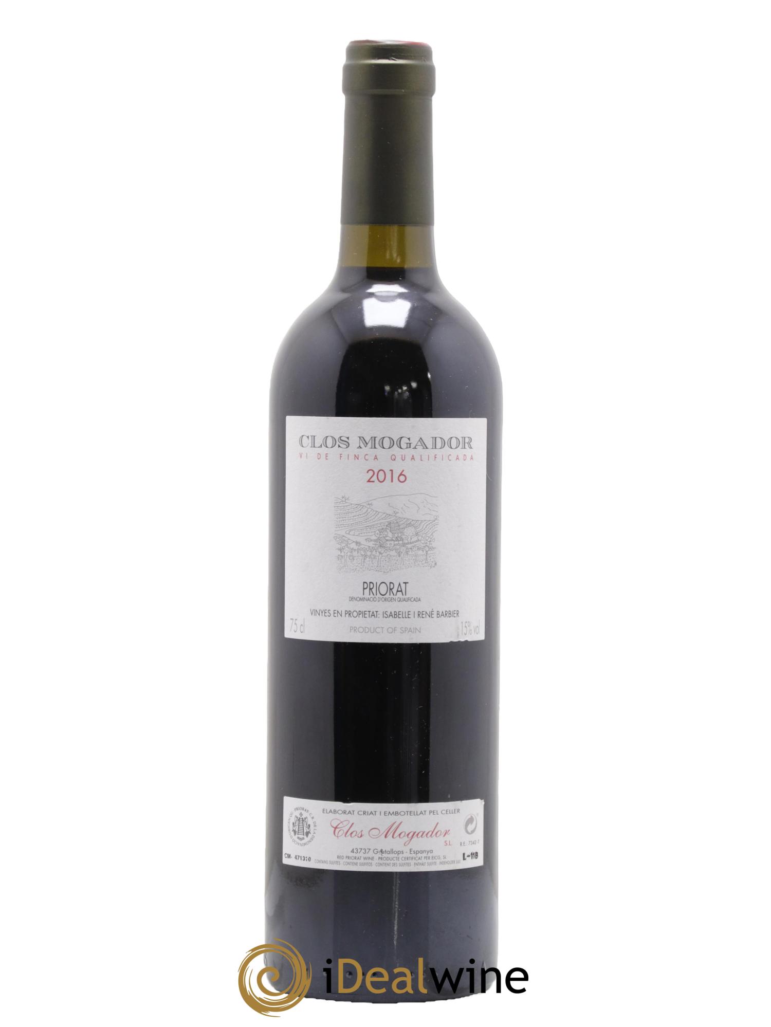 Priorat Clos Mogador DOCA René Barbier 2016 - Lot of 1 bottle - 0