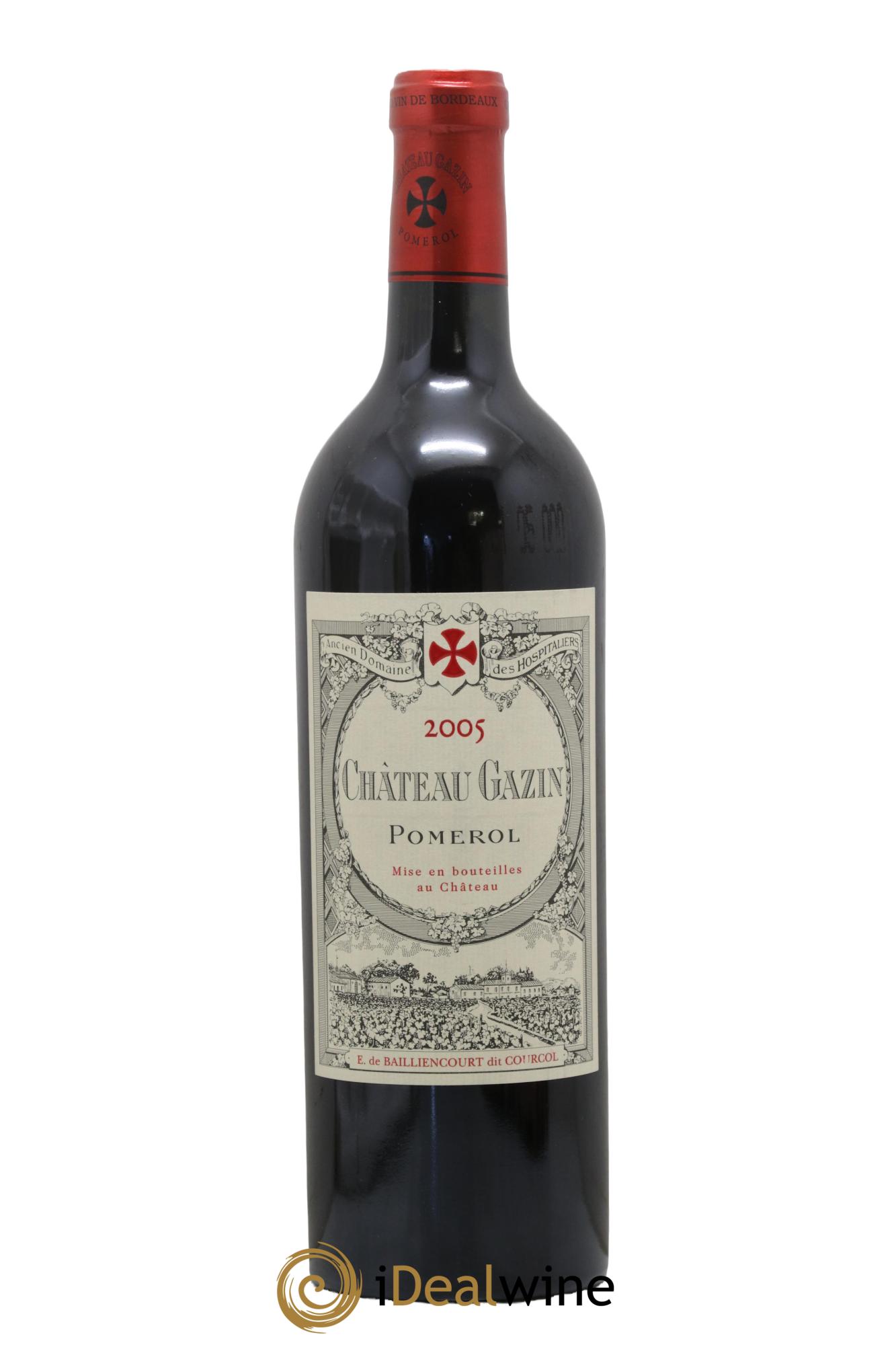 Château Gazin 2005 - Lot de 1 bouteille - 0