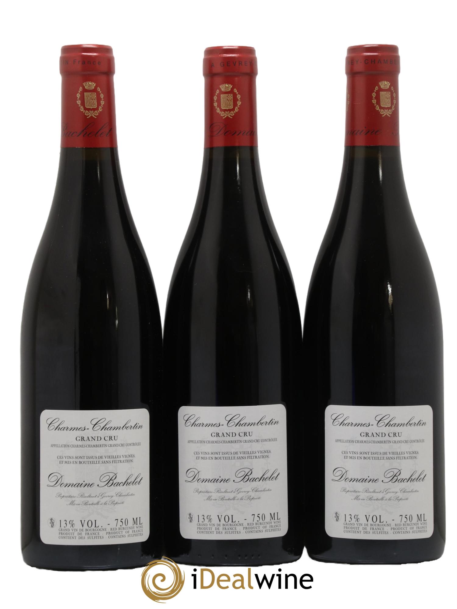 Charmes-Chambertin Grand Cru Vieilles Vignes Denis Bachelet (Domaine) 2018 - Lotto di 3 bottiglie - 1