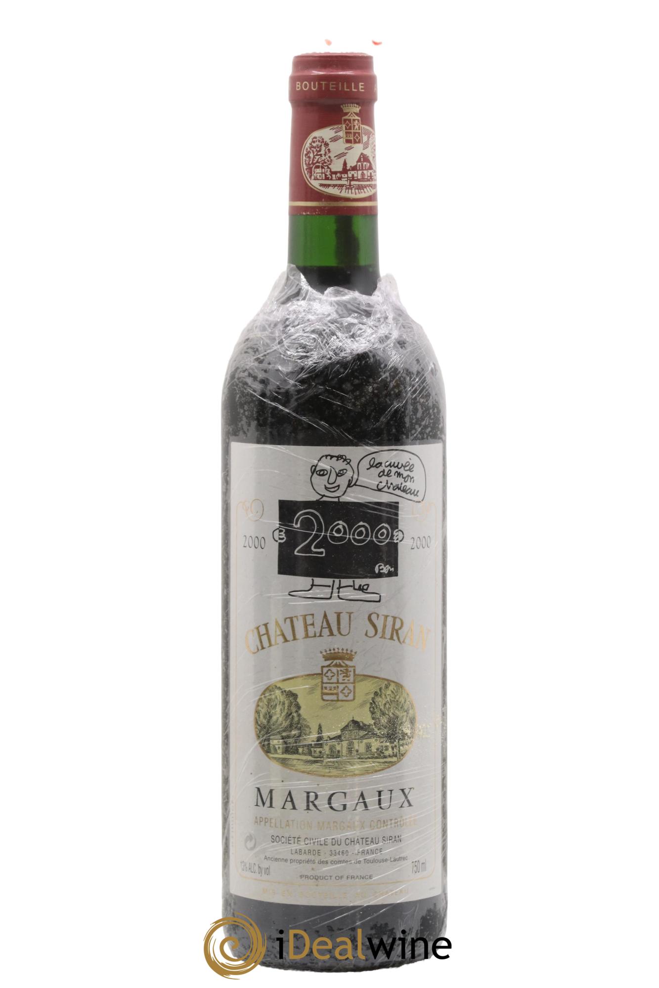 Château Siran 2000 - Lotto di 1 bottiglia - 0