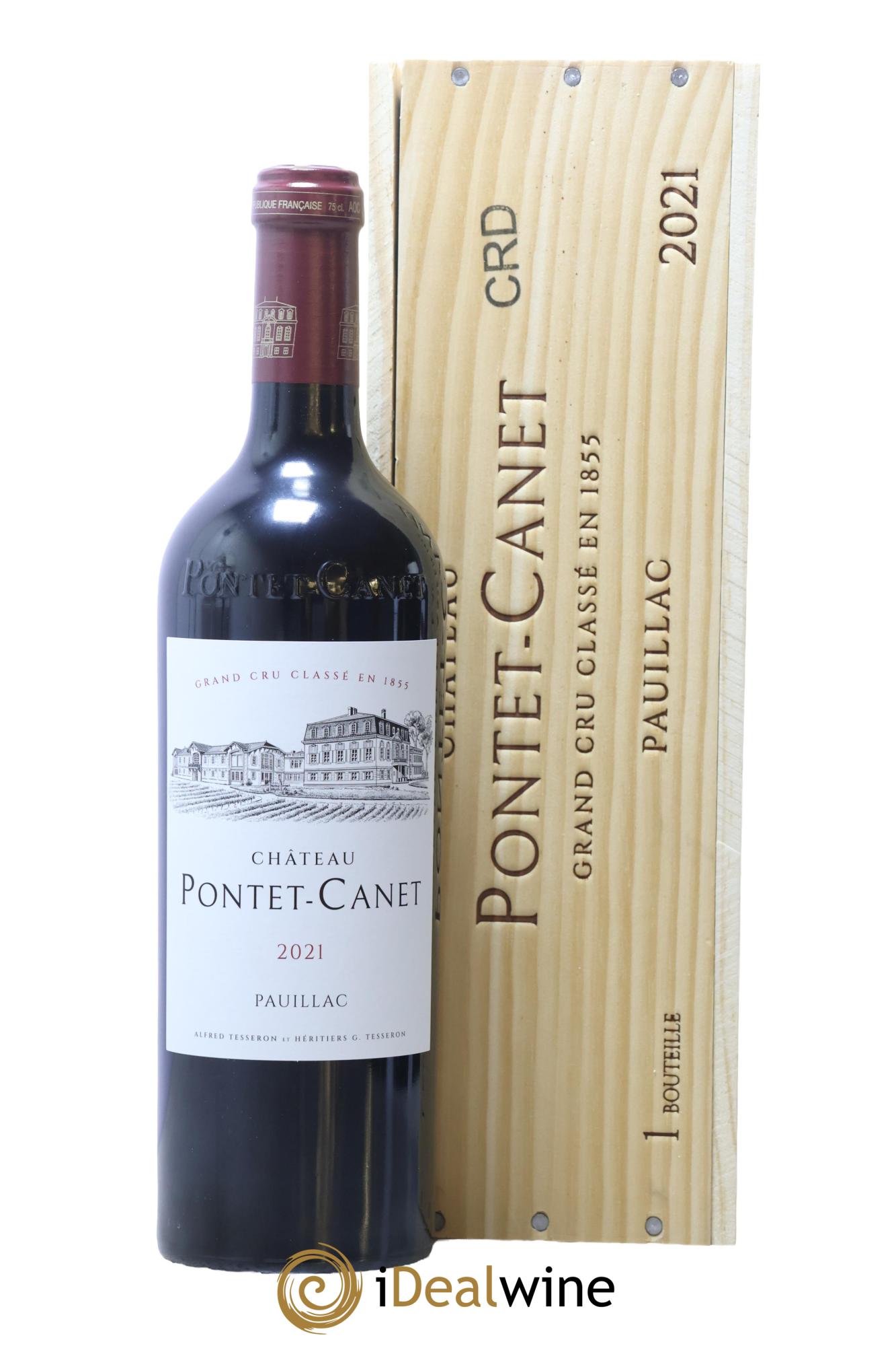 Château Pontet Canet 5ème Grand Cru Classé 2021 - Posten von 1 Flasche - 0