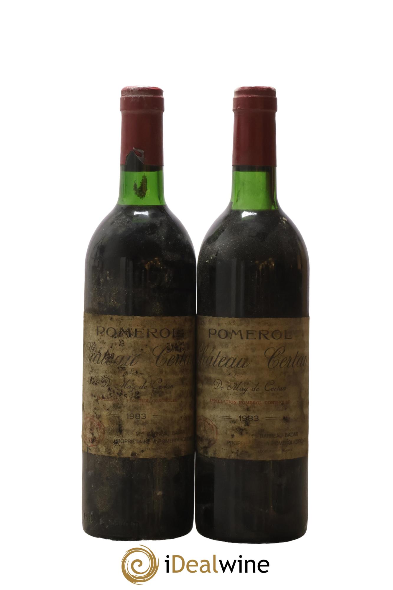 Château Certan de May 1983 - Lot of 2 bottles - 0