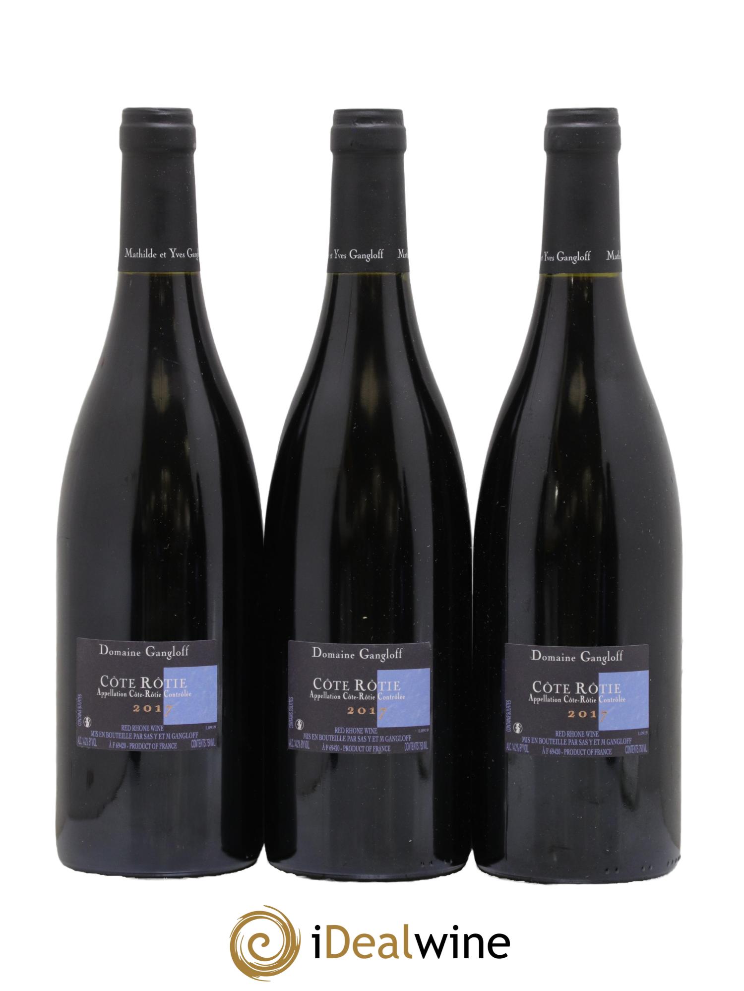 Côte-Rôtie La Barbarine Gangloff (Domaine) 2017 - Lot de 3 bouteilles - 1