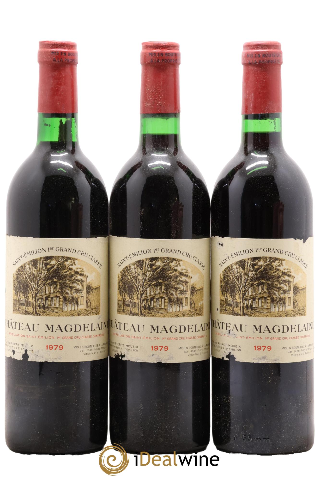 Château Magdelaine 1979 - Lotto di 3 bottiglie - 0