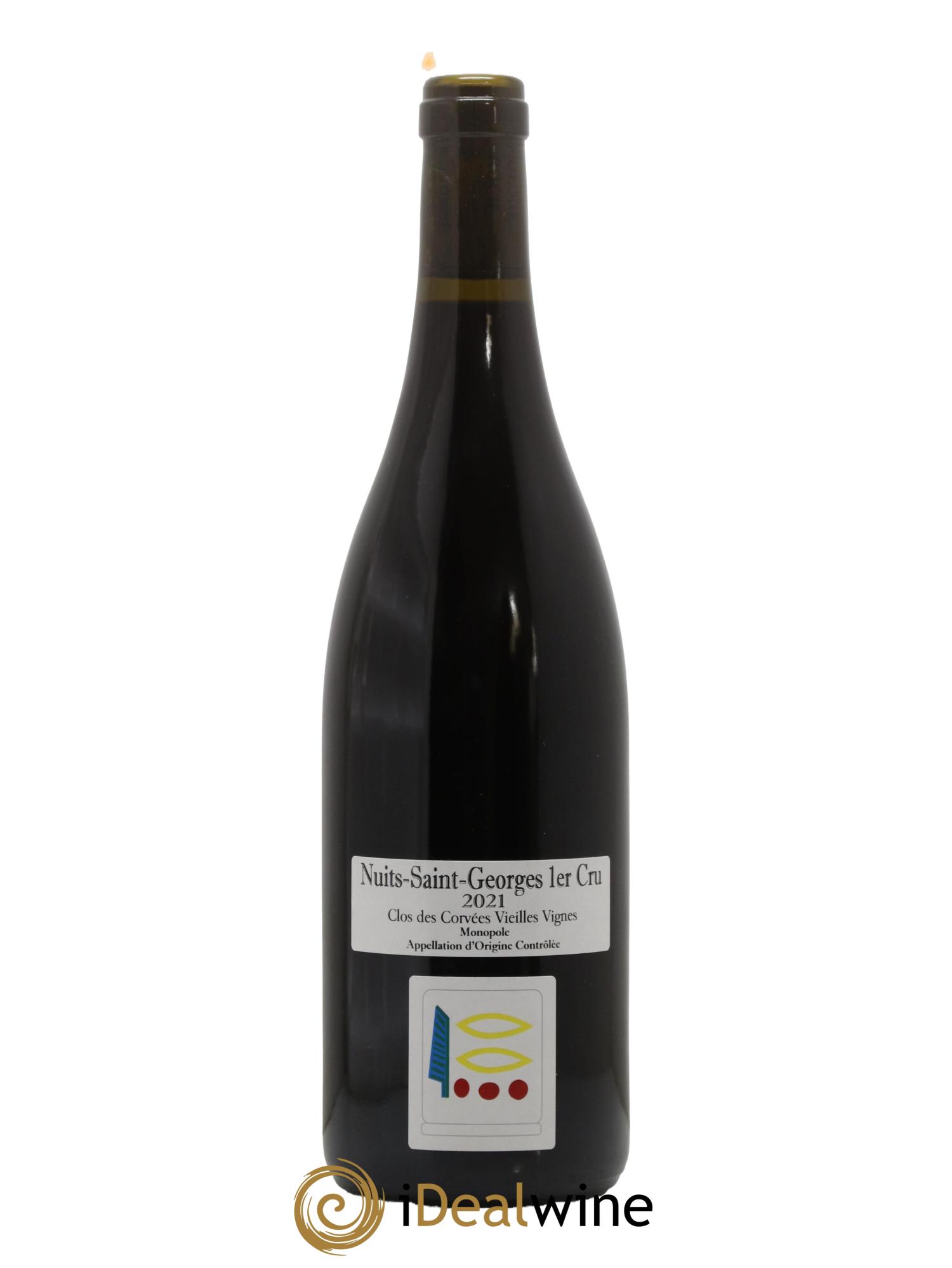 Nuits-Saint-Georges 1er Cru Le Clos des Corvées Vieilles Vignes Prieuré Roch 2021 - Lot de 1 bouteille - 0