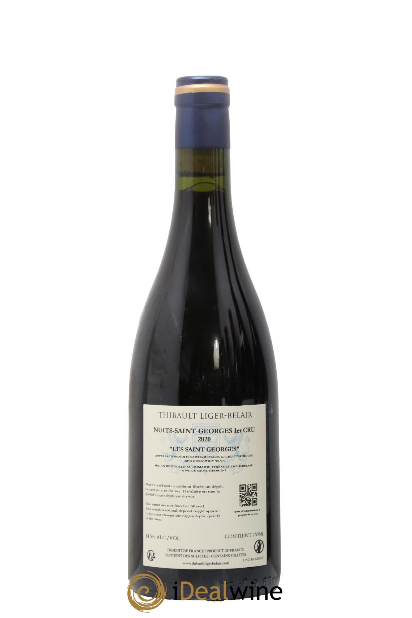 Nuits-Saint-Georges 1er Cru Les Saint-Georges Thibault Liger-Belair 2020 - Posten von 1 Flasche - 1