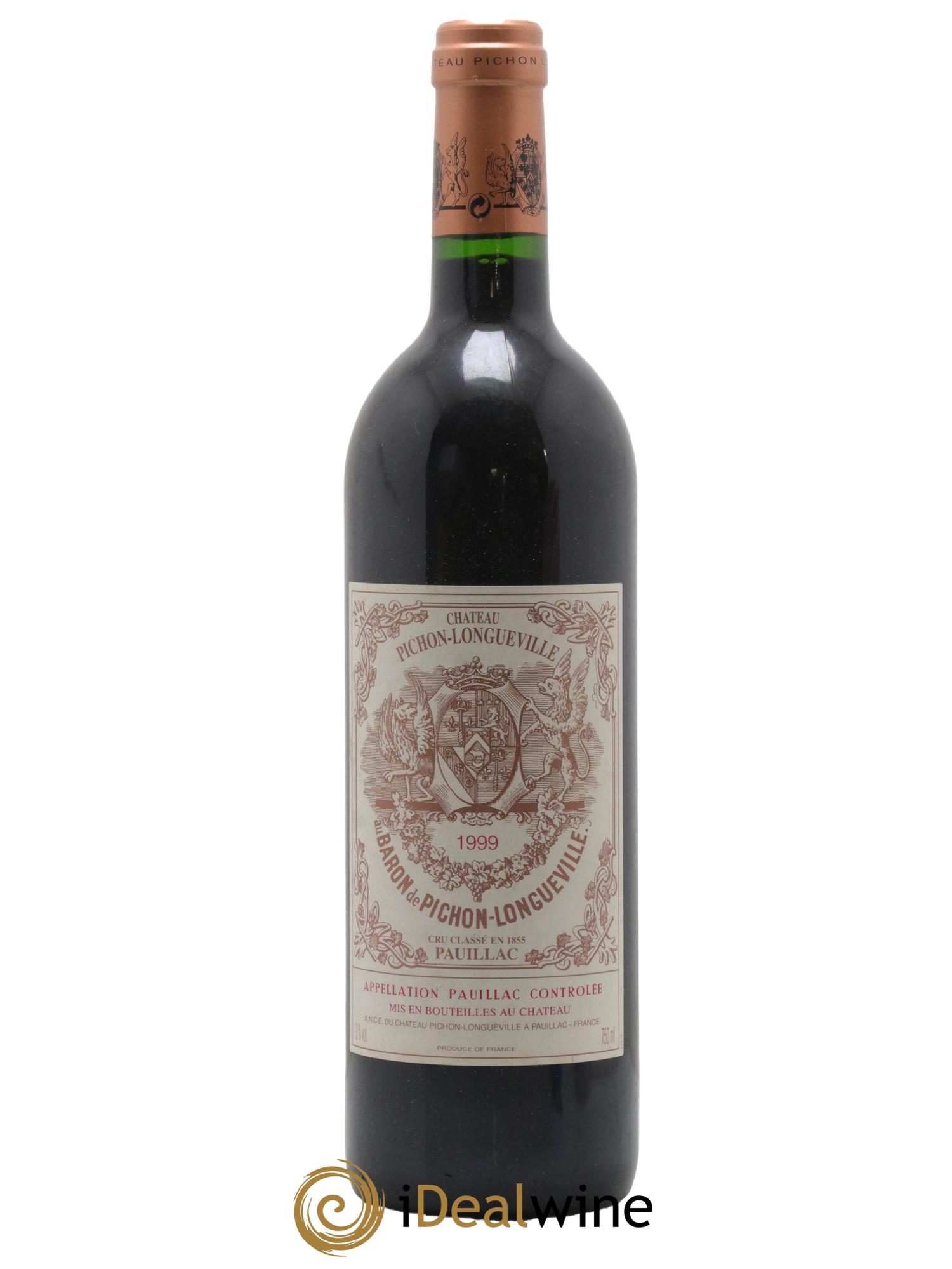 Pichon Longueville Baron 2ème Grand Cru Classé 1999 - Lot de 1 bouteille - 0