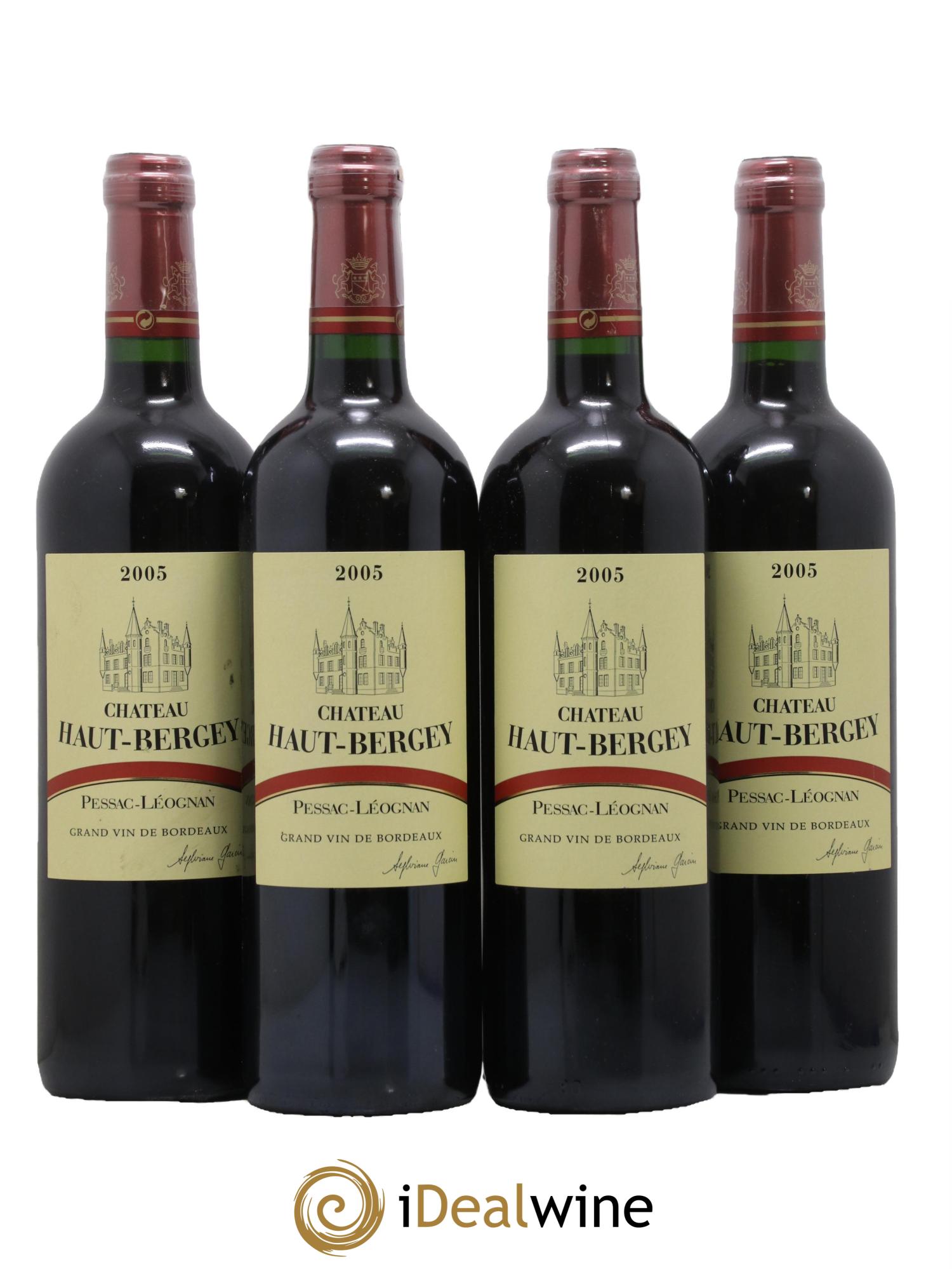 Château Haut-Bergey 2005 - Lotto di 4 bottiglie - 0