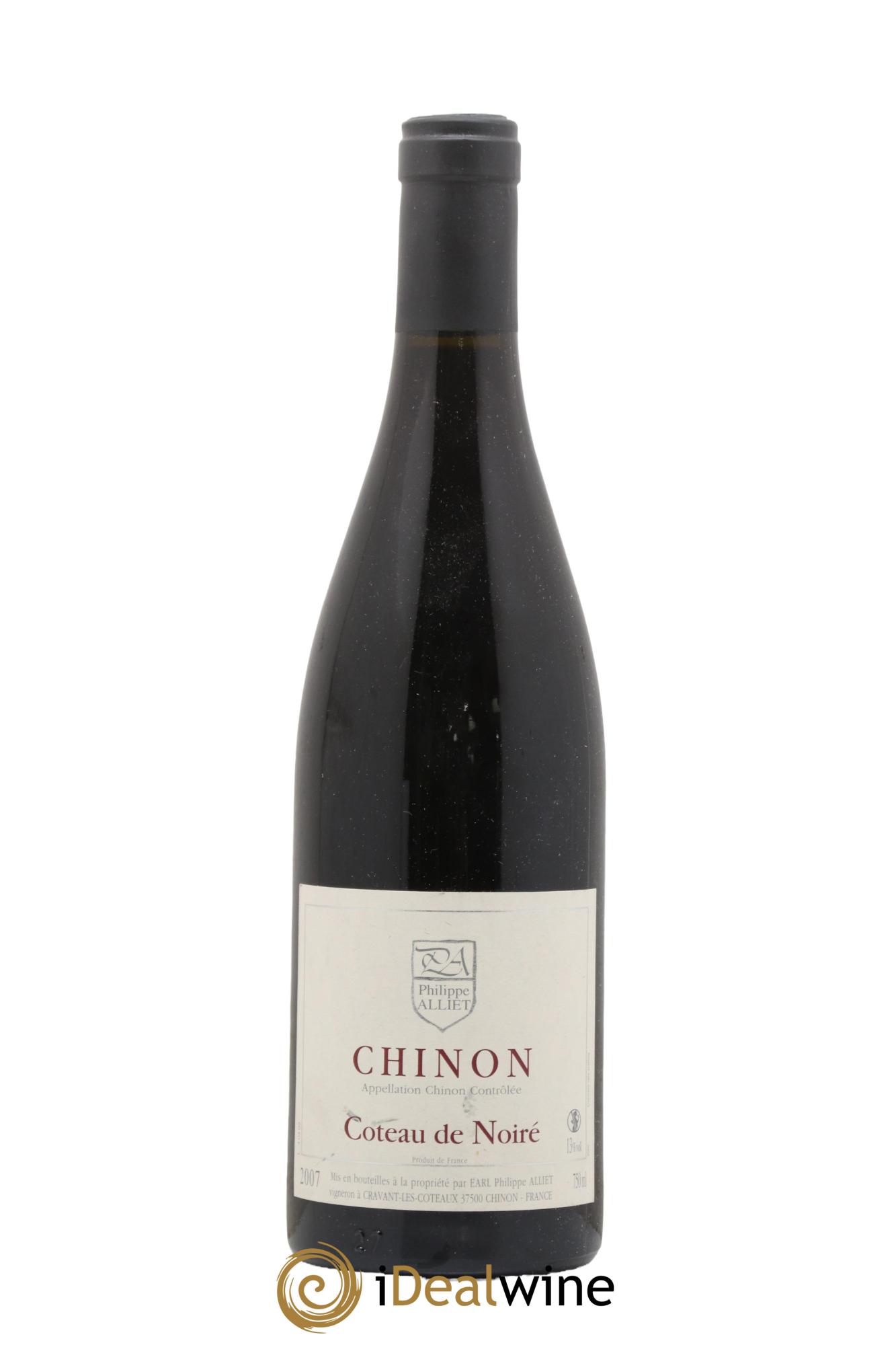 Chinon Coteau de Noiré Philippe Alliet 2007 - Lot de 1 bouteille - 0