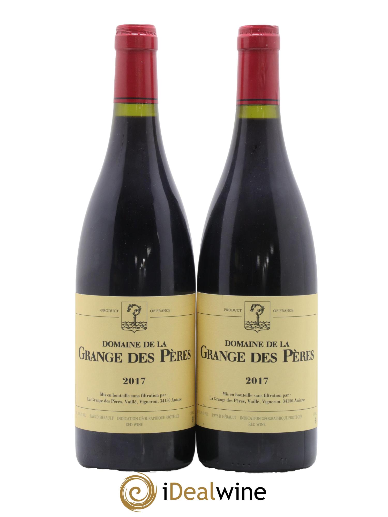 Pays d'Hérault Grange des Pères Laurent Vaillé 2017 - Lot de 2 bouteilles - 0