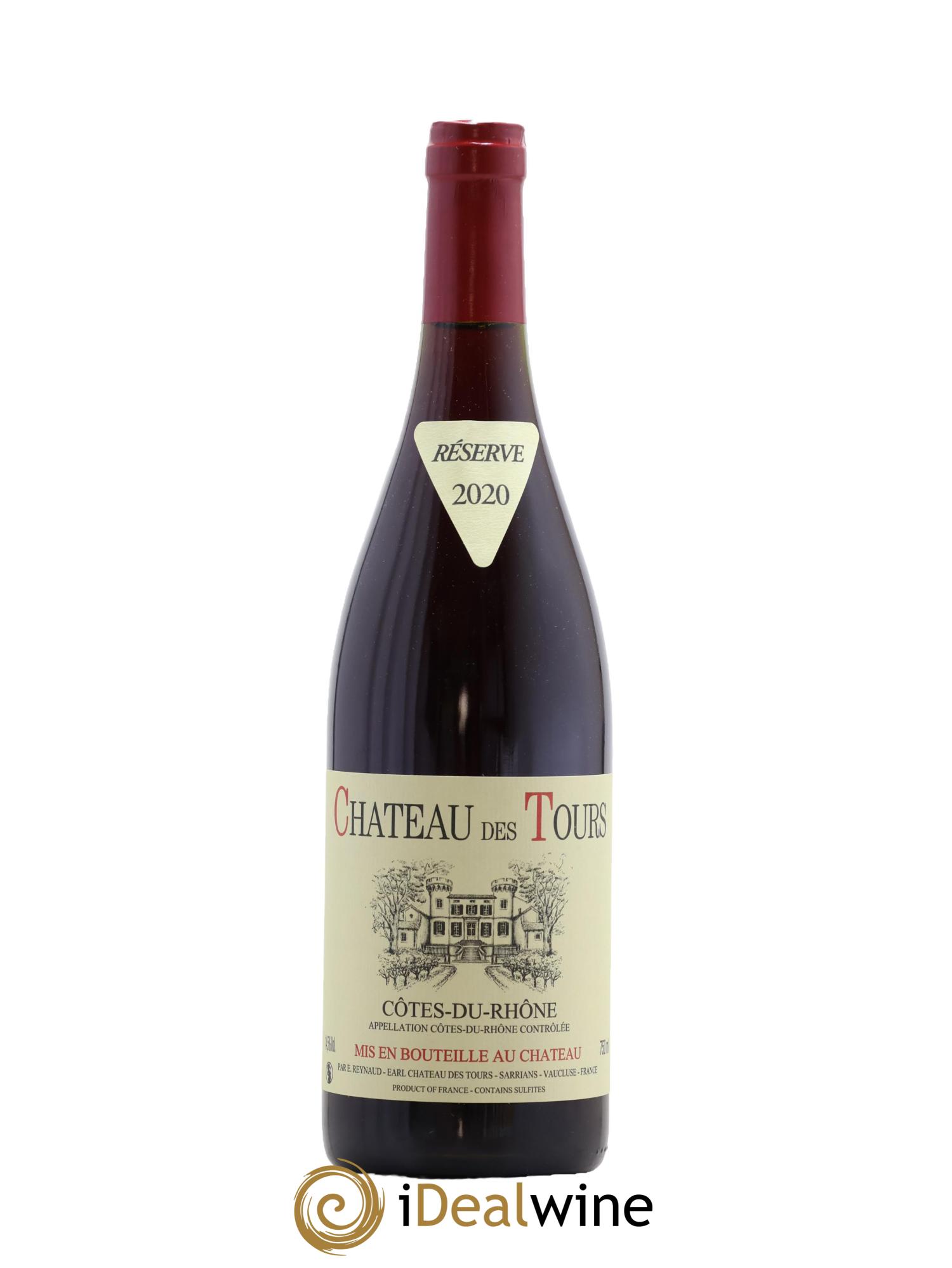 Côtes-du-Rhône Château des Tours Emmanuel Reynaud 2020 - Lot de 1 bouteille - 0