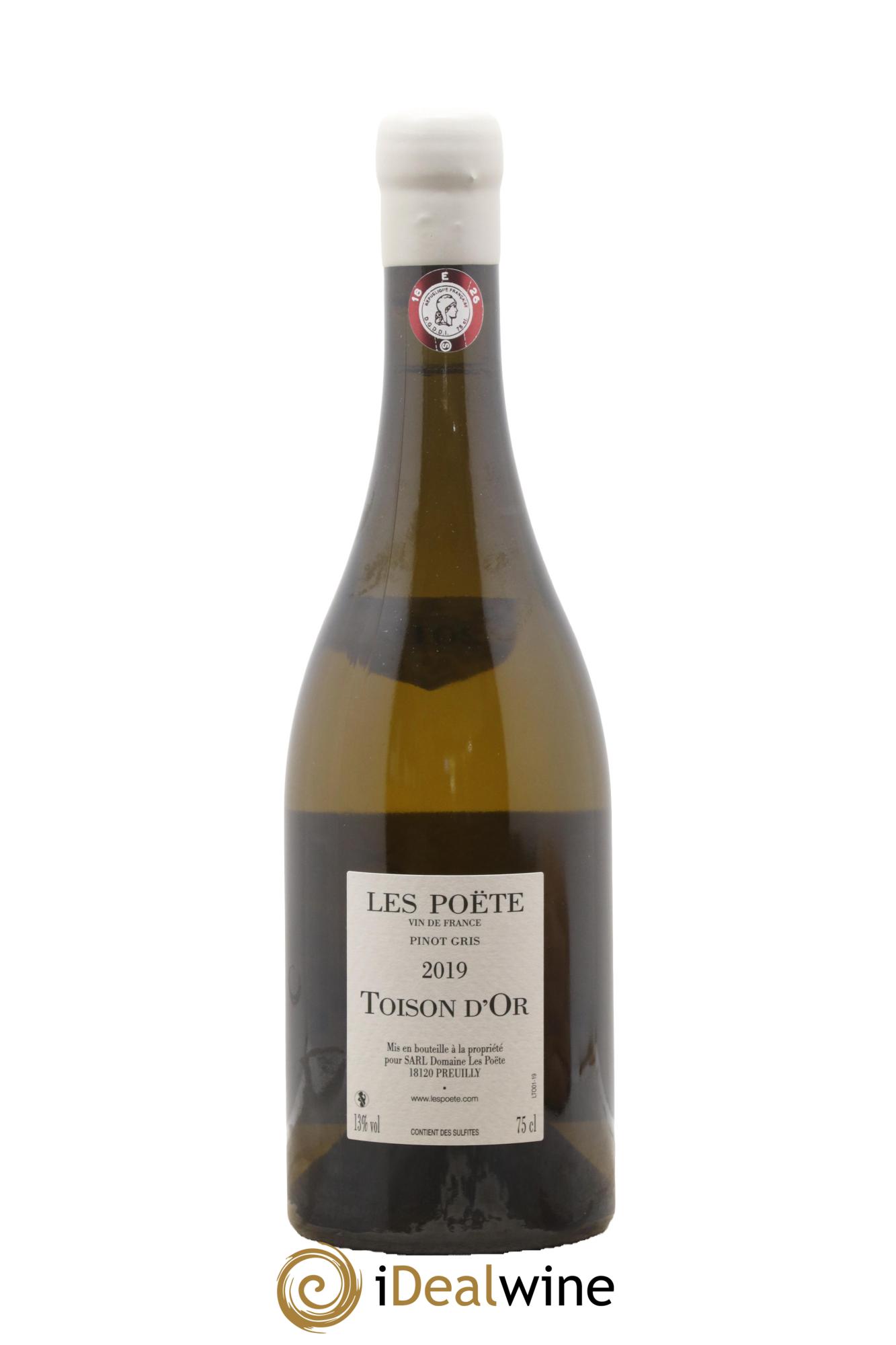 Vin de France (anciennement Reuilly) Toison d'Or Les Poëte 2019 - Lotto di 1 bottiglia - 1