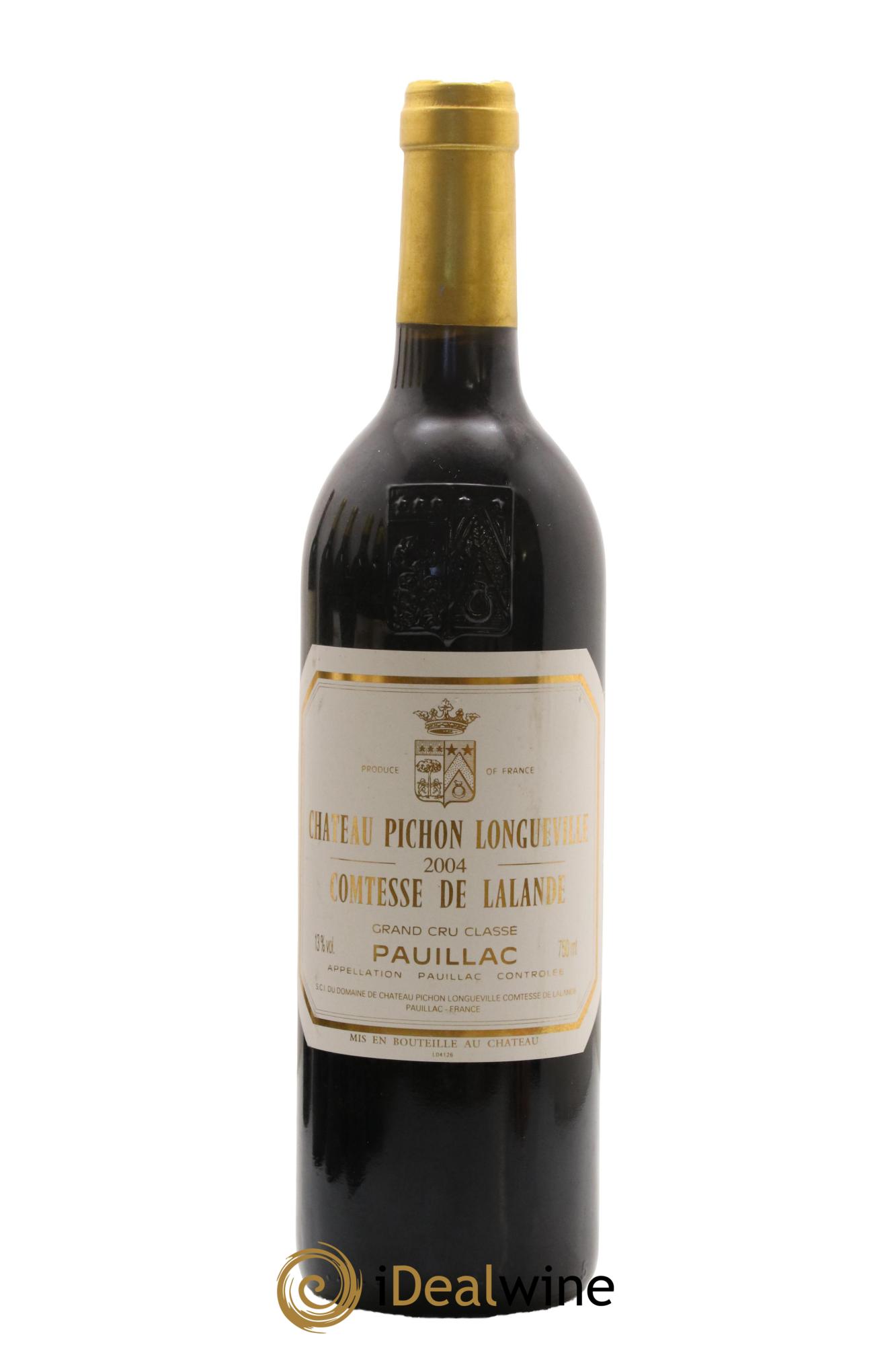 Château Pichon Longueville Comtesse de Lalande 2ème Grand Cru Classé 2004 - Lot of 1 bottle - 0