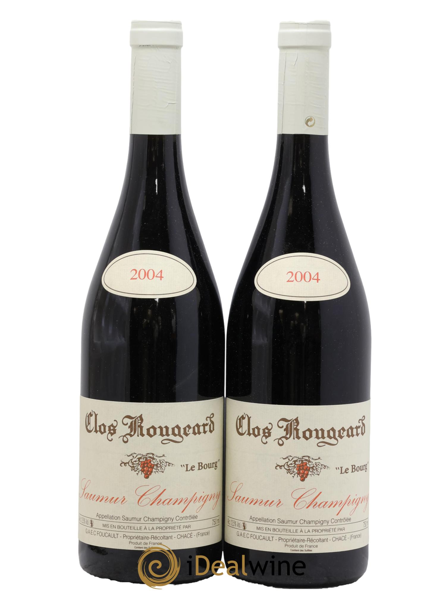Saumur-Champigny Le Bourg Clos Rougeard 2004 - Lot de 2 bouteilles - 0