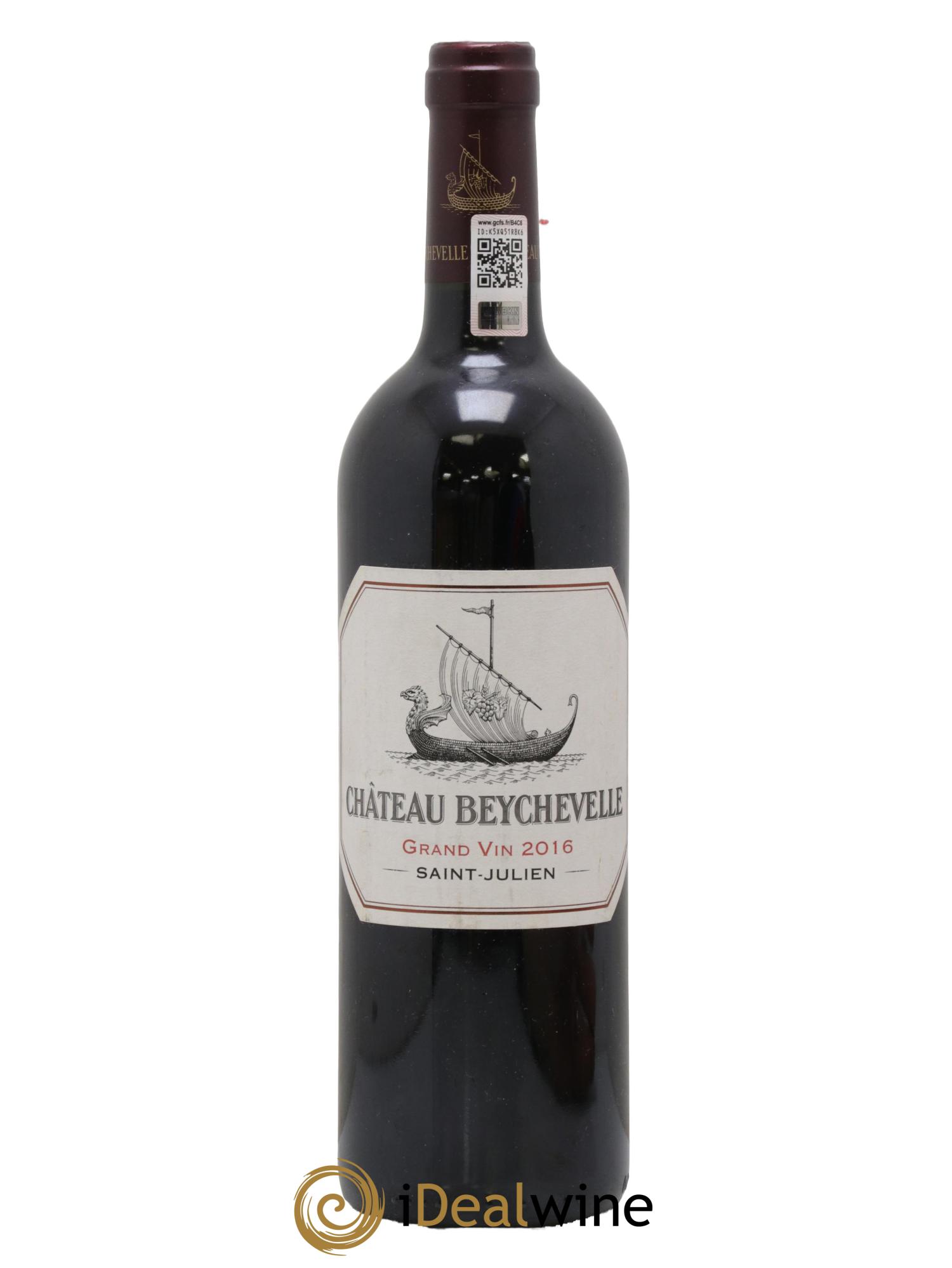 Château Beychevelle 4ème Grand Cru Classé 2016 - Lot de 1 bouteille - 0