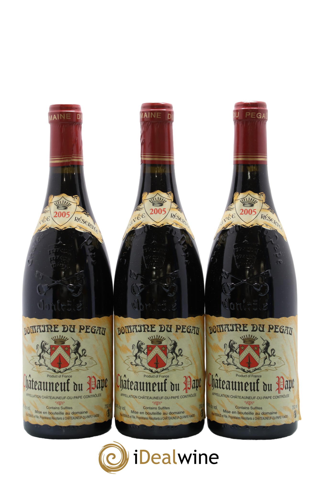 Châteauneuf-du-Pape Domaine du Pégau Cuvée Réservée Paul et Laurence Féraud 2005 - Posten von 3 Flaschen - 0