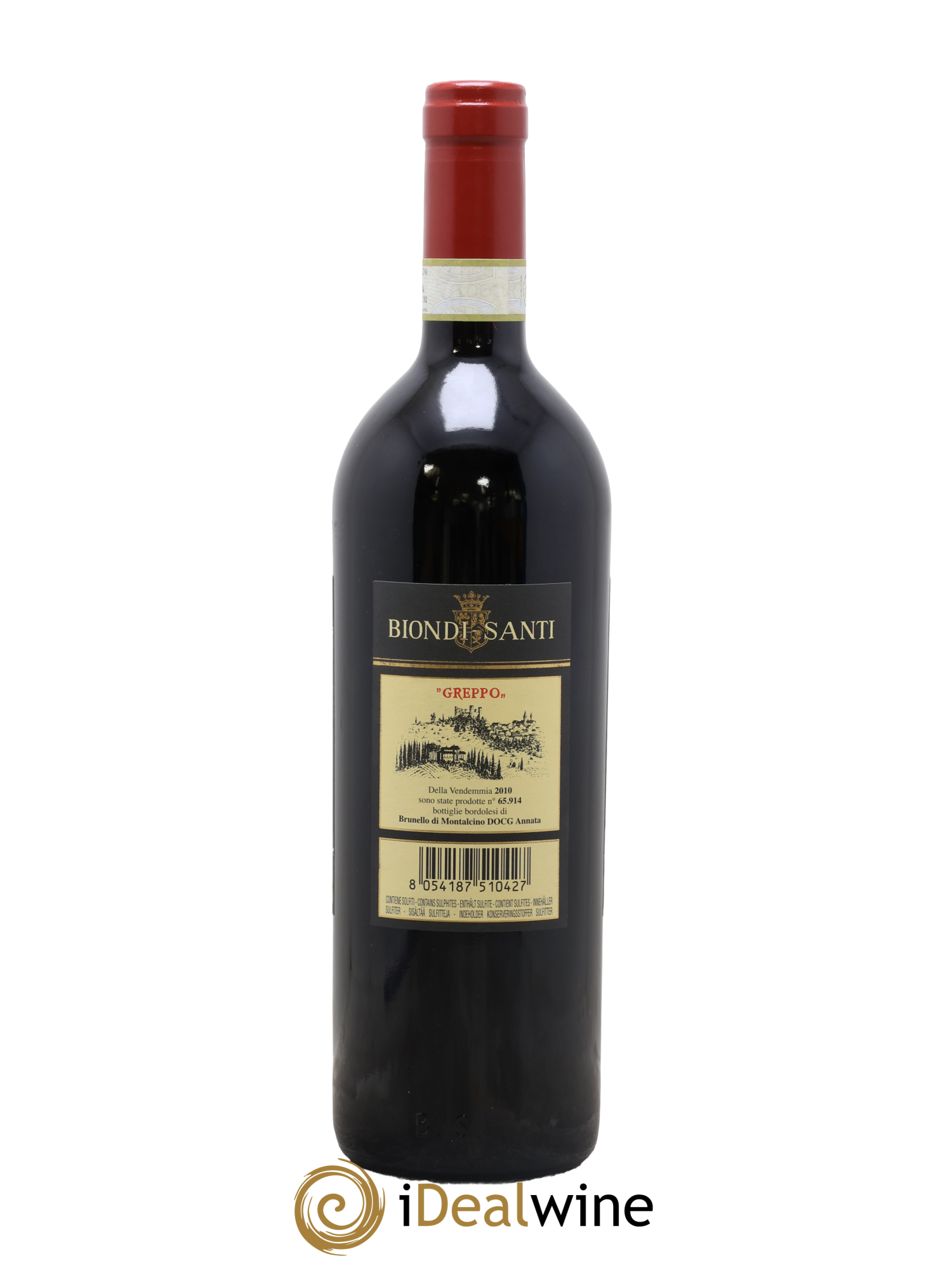 Brunello di Montalcino DOCG Biondi-Santi Tenuta Greppo 2010 - Lotto di 1 bottiglia - 1