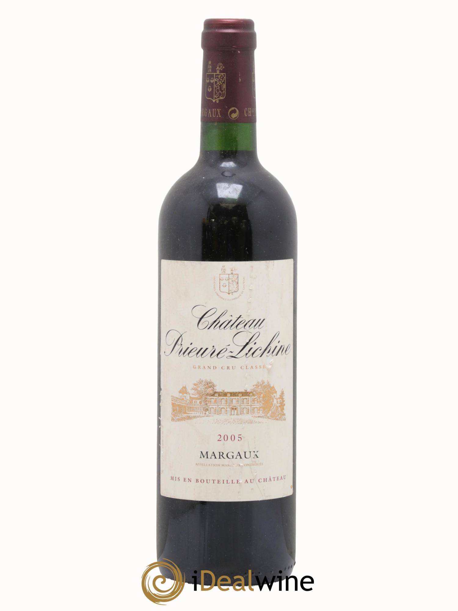 Château Prieuré Lichine 4ème Grand Cru Classé 2005 - Lot de 1 bouteille - 0