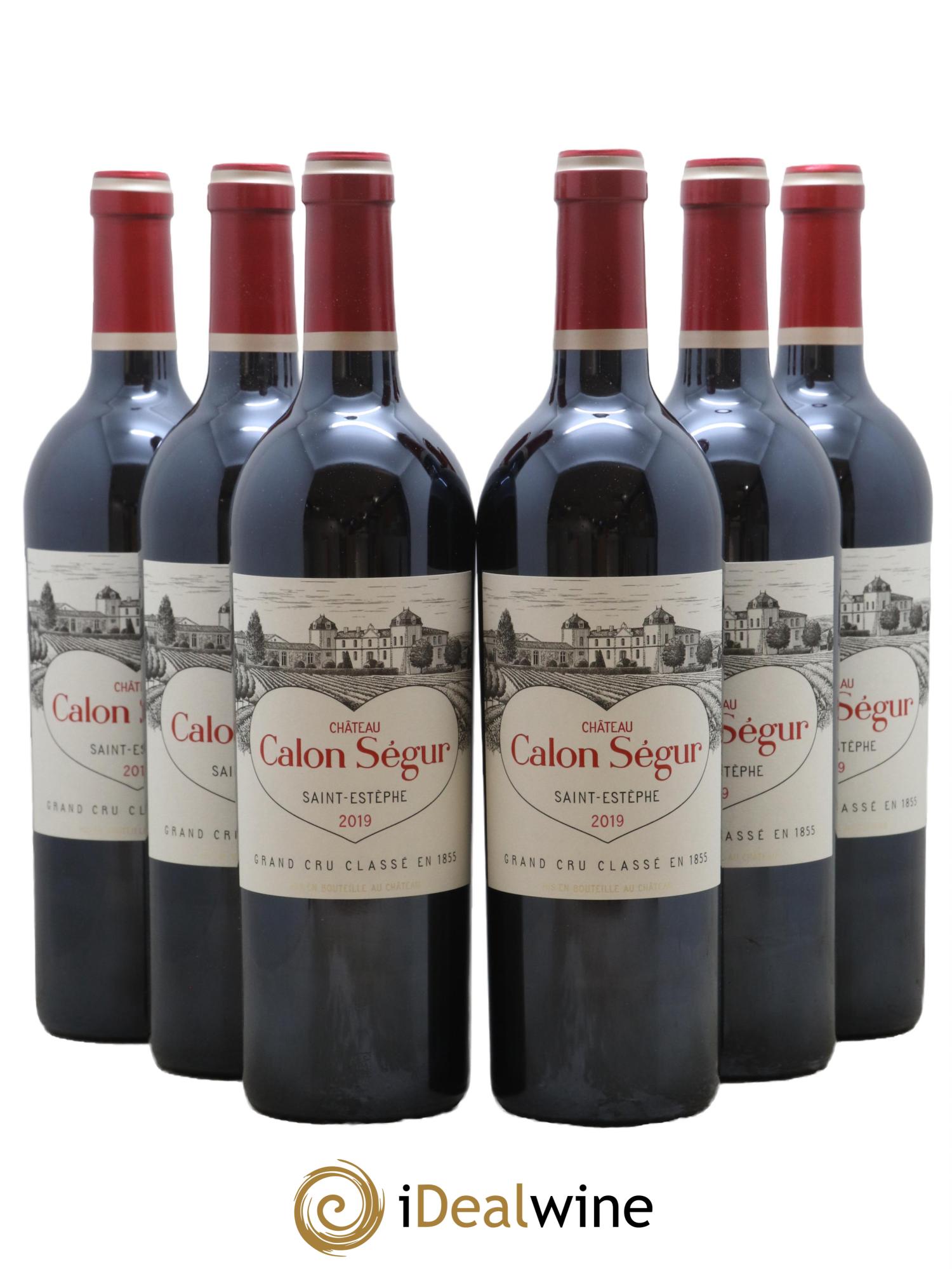 Château Calon Ségur 3ème Grand Cru Classé 2019 - Lot de 6 bouteilles - 0
