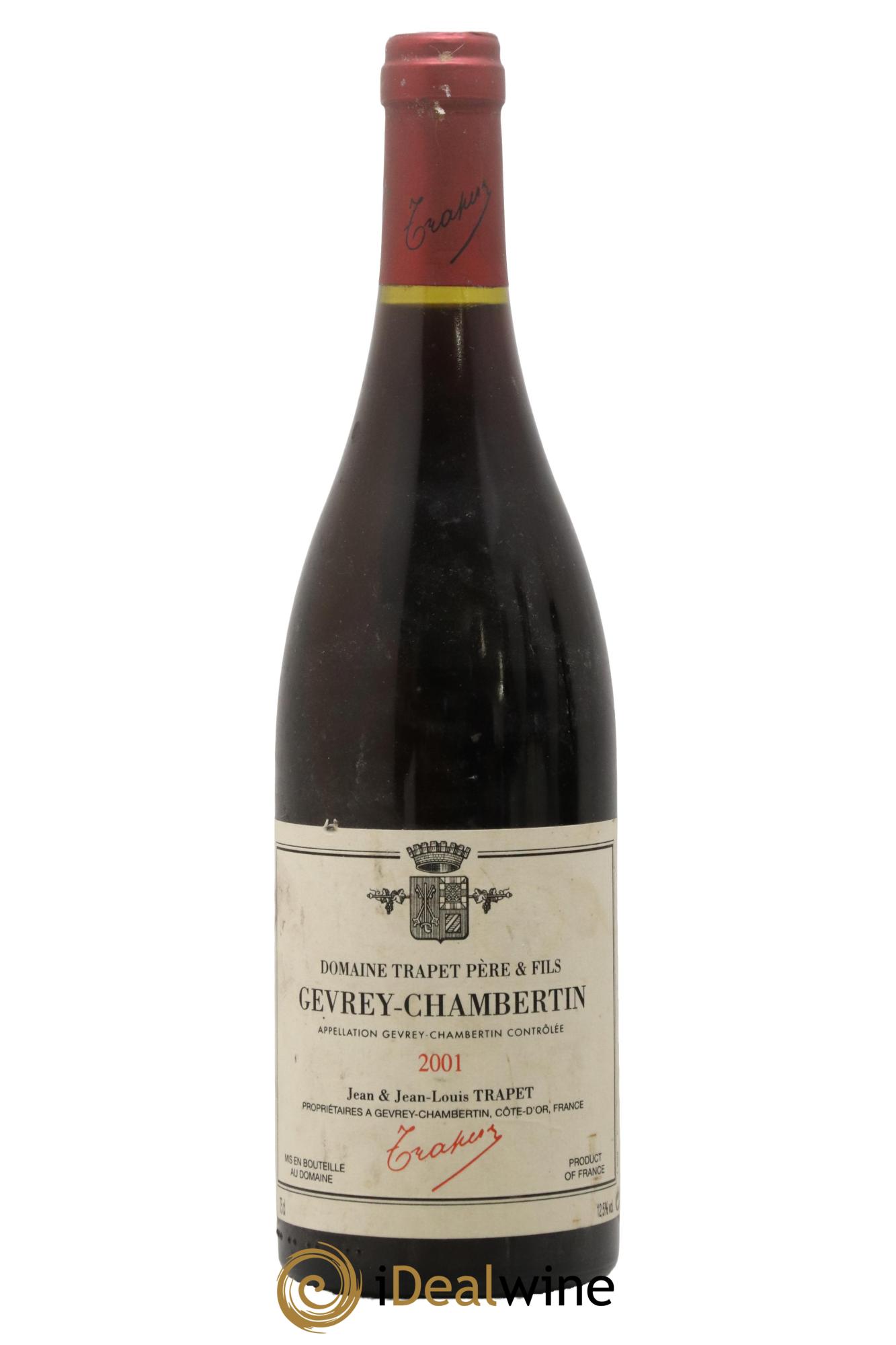 Gevrey-Chambertin Domaine Trapet 2001 - Posten von 1 Flasche - 0