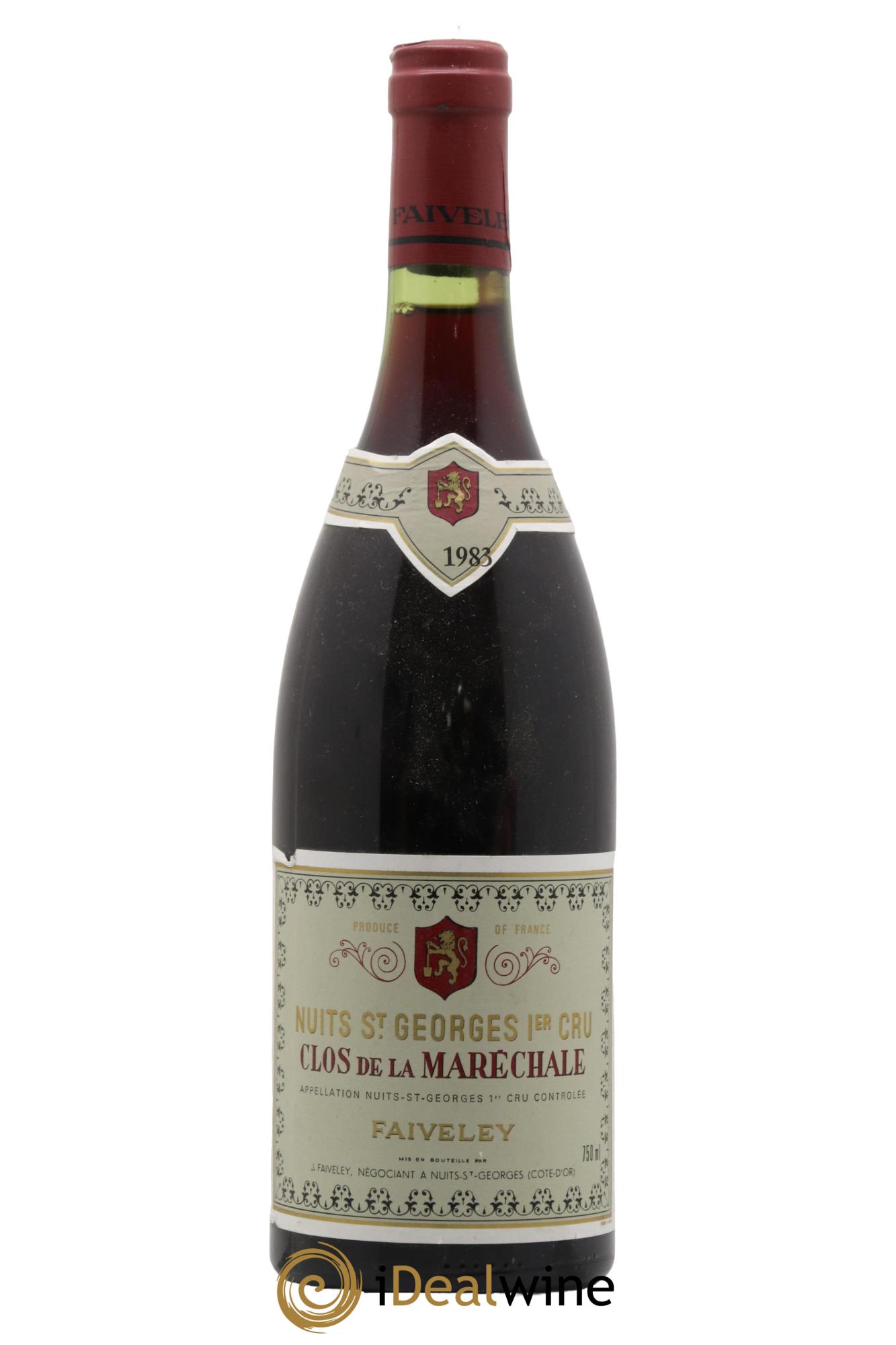 Nuits-Saint-Georges 1er Cru Clos de la Maréchale Faiveley 1983 - Lot de 1 bouteille - 0