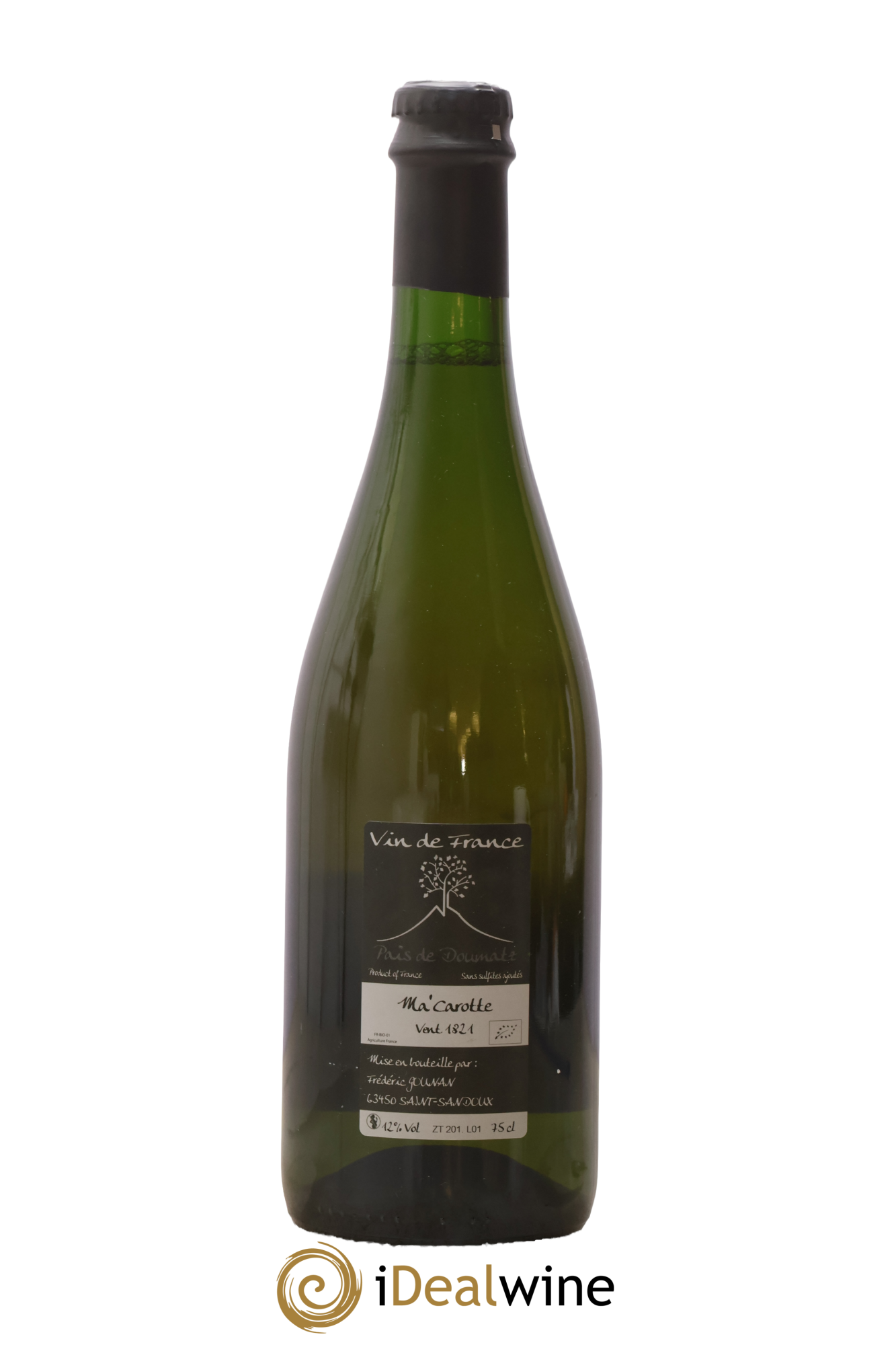 Vin de France Ma Carotte Vignoble de l'Arbre Blanc 2018 - Lot de 1 bouteille - 1