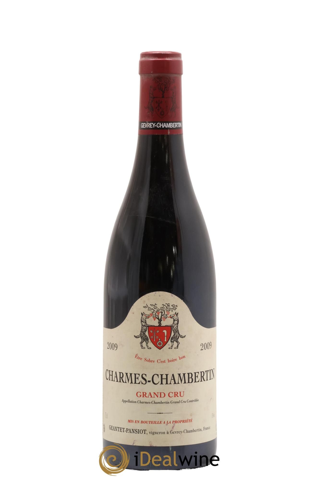 Charmes-Chambertin Grand Cru Geantet-Pansiot 2009 - Posten von 1 Flasche - 0