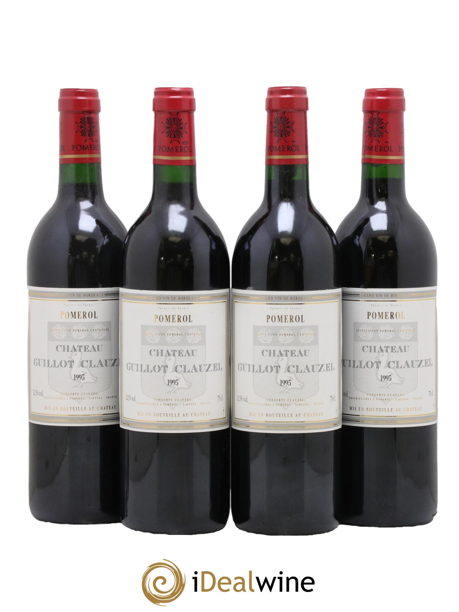 Château Guillot Clauzel 1995 - Posten von 4 Flaschen - 0