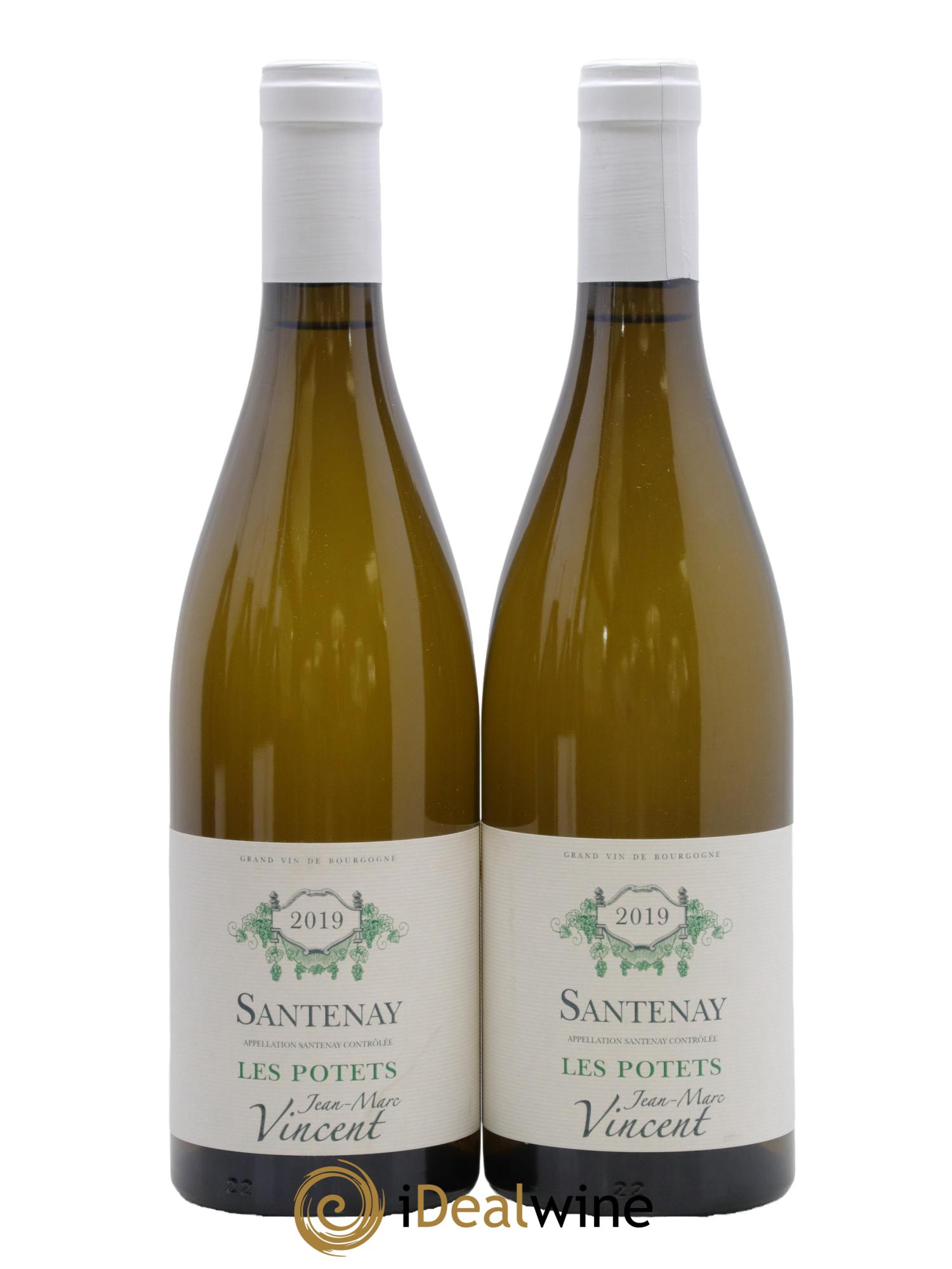 Santenay Les Potets Jean-Marc Vincent (Domaine) 2019 - Lot de 2 bouteilles - 0