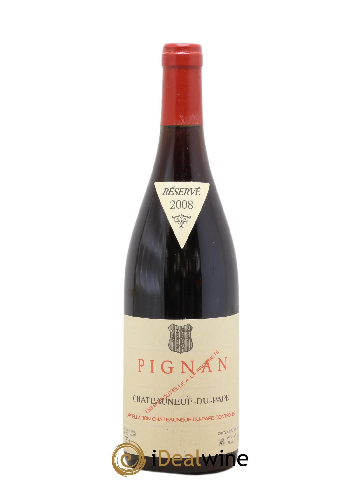 Châteauneuf-du-Pape Pignan Emmanuel Reynaud 2008 - Lot of 1 bottle - 0